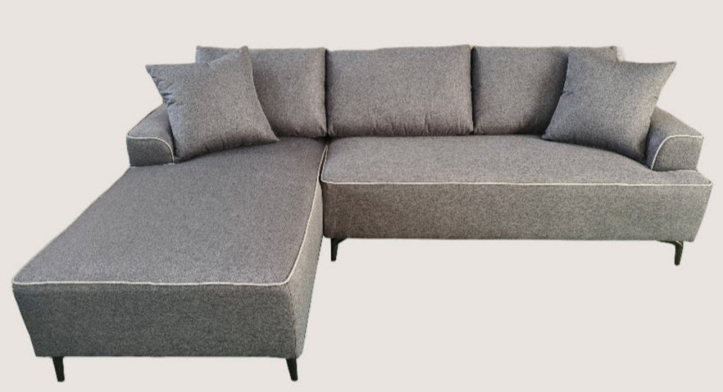 Aero Left Hand Corner Sofa Grey