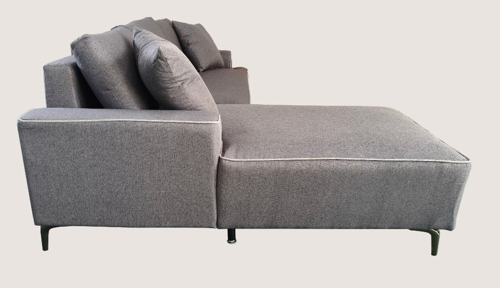 Aero Left Hand Corner Sofa Grey