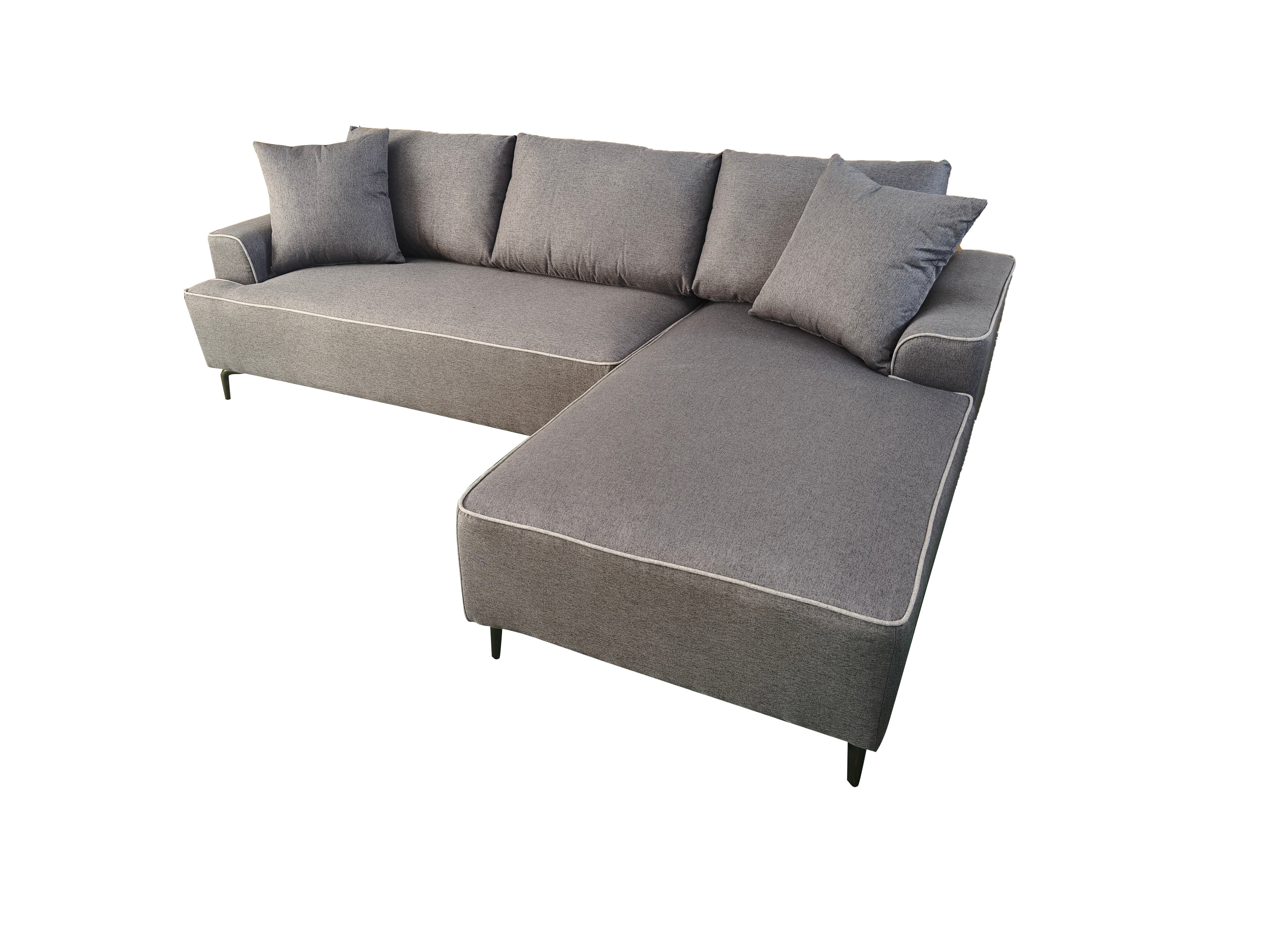 Aero Right Hand Corner Sofa Grey