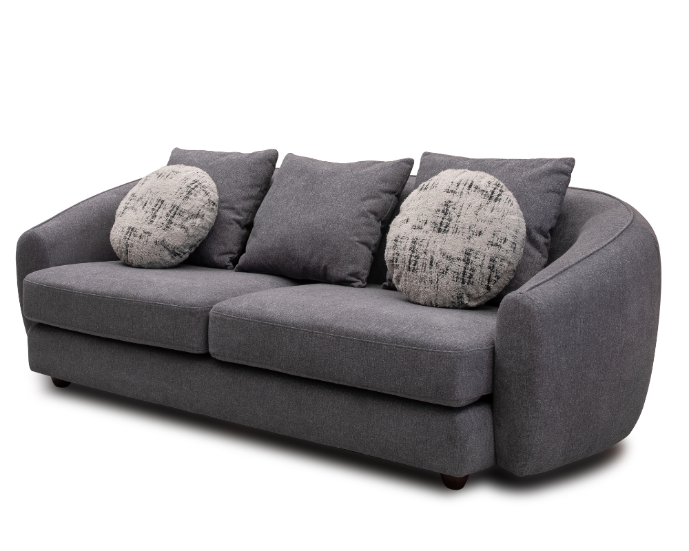 Lunar 3 Seater Grey