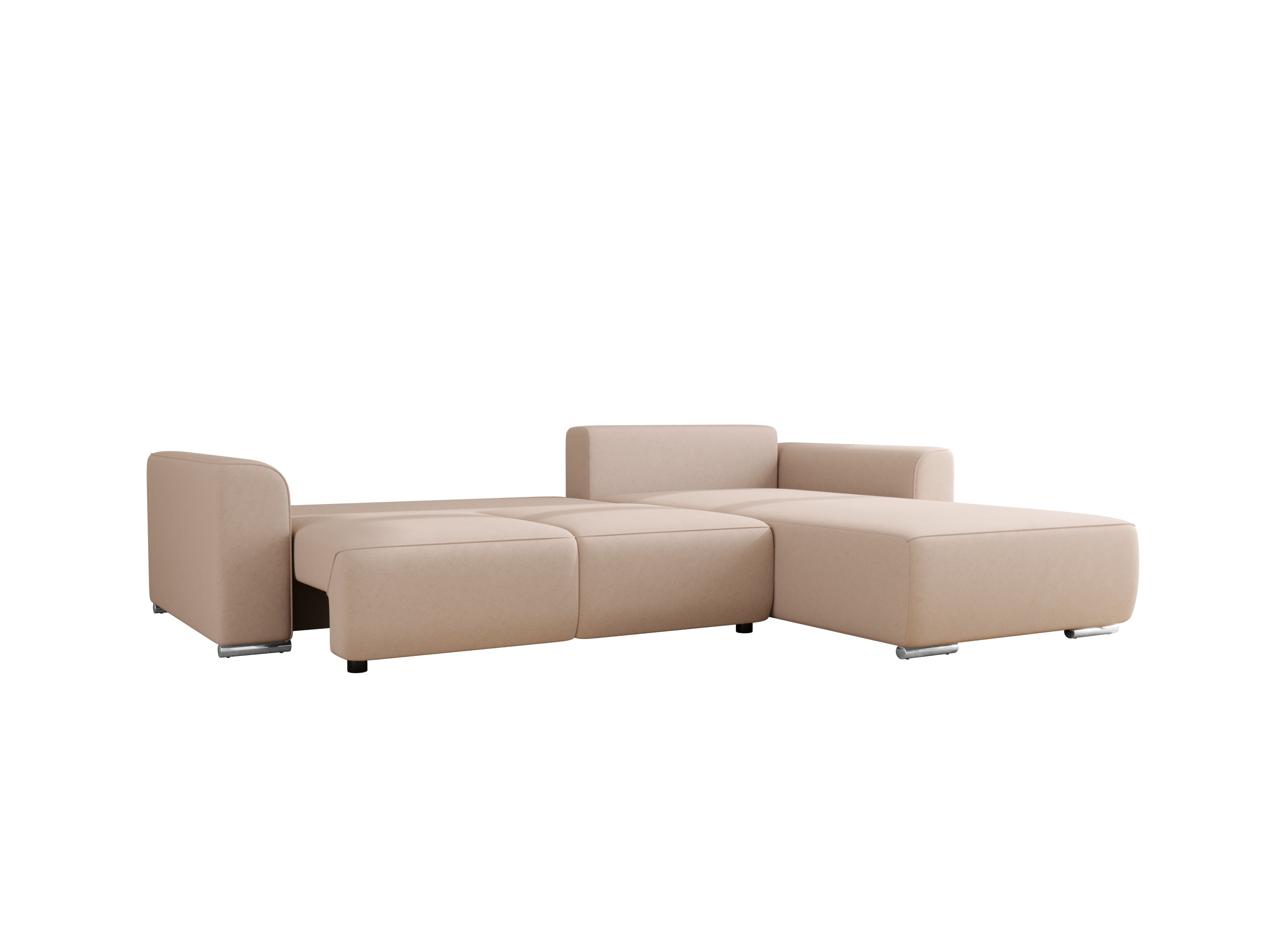 Gusto Universal L Shape Modular Corner Sofa Bed with Storage