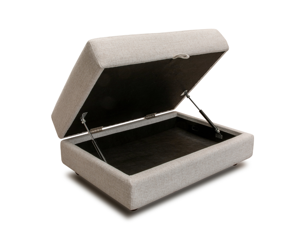 Drift Large Ottoman Footstool Cream