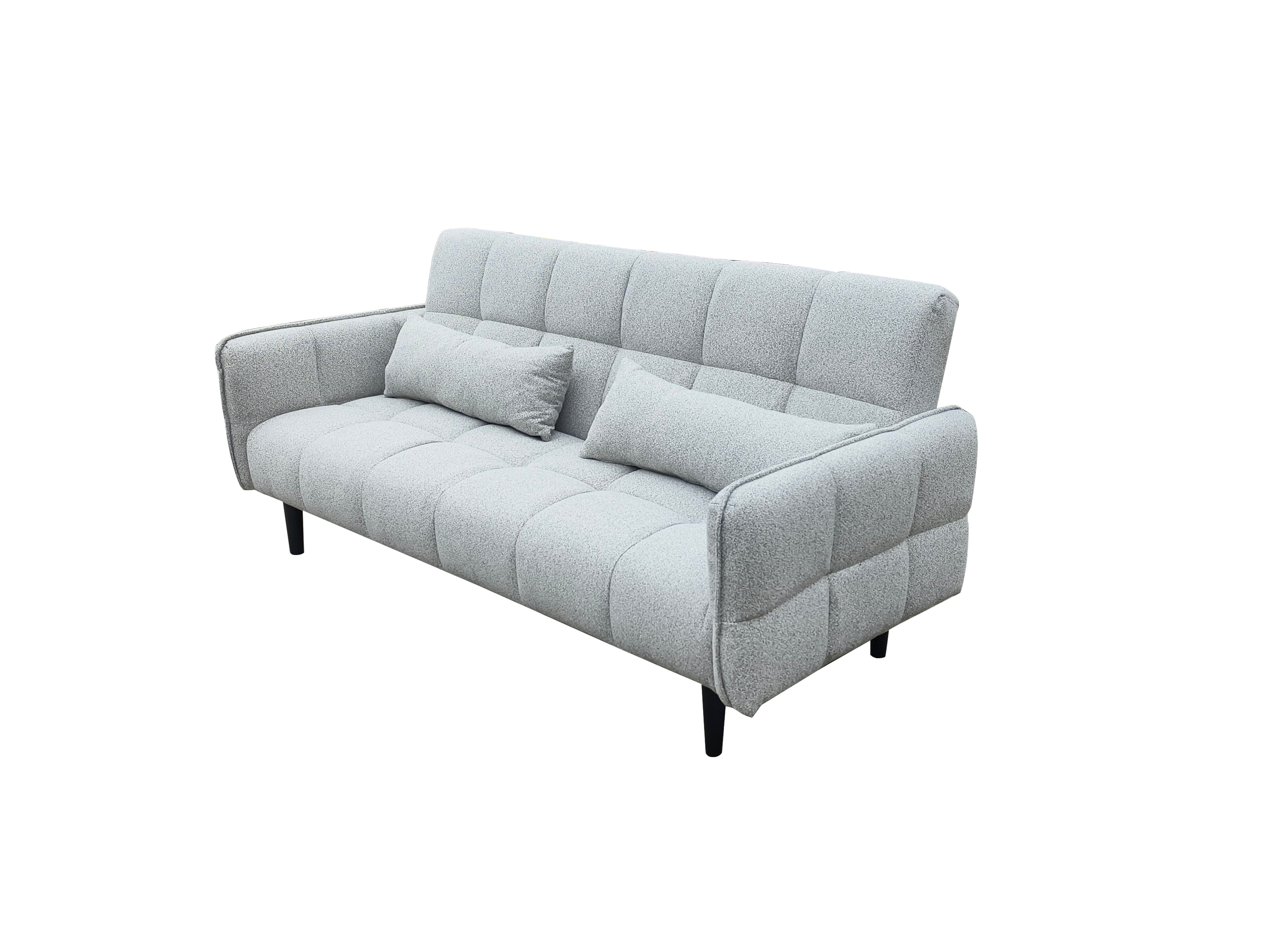 Pendle 3 seater Click Clack Sofa bed Silver