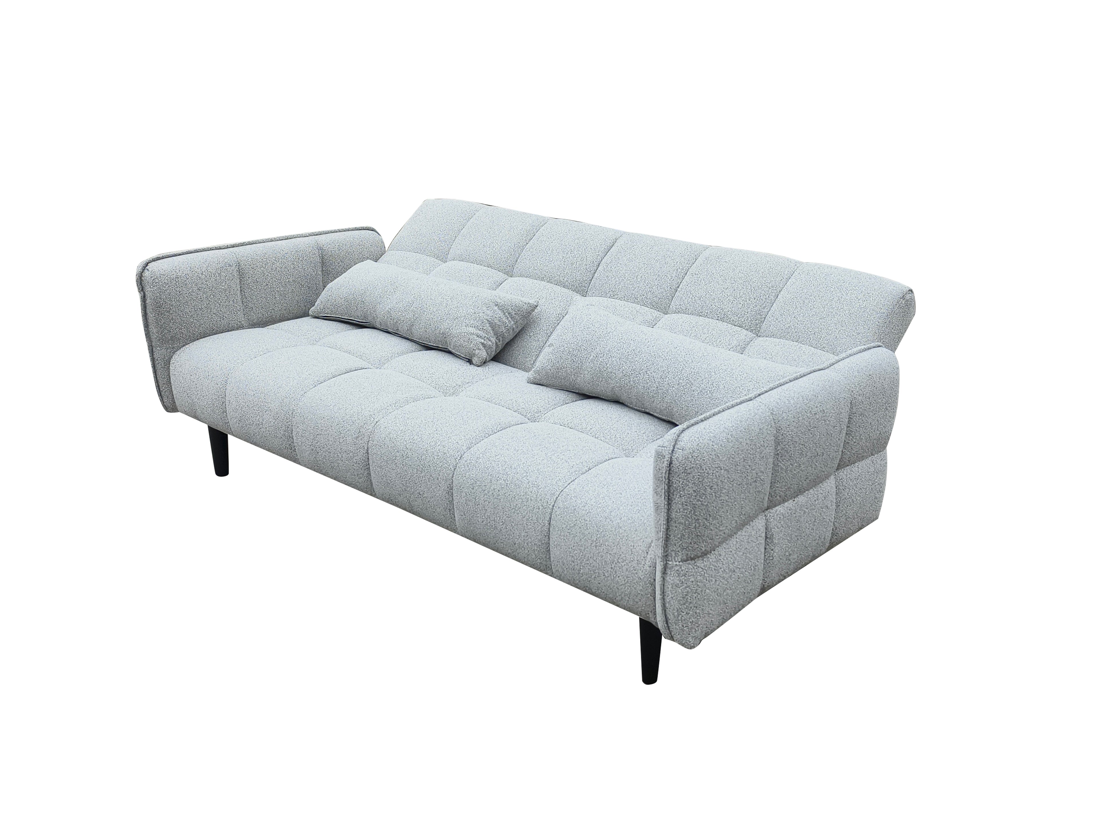Pendle 3 seater Click Clack Sofa bed Silver