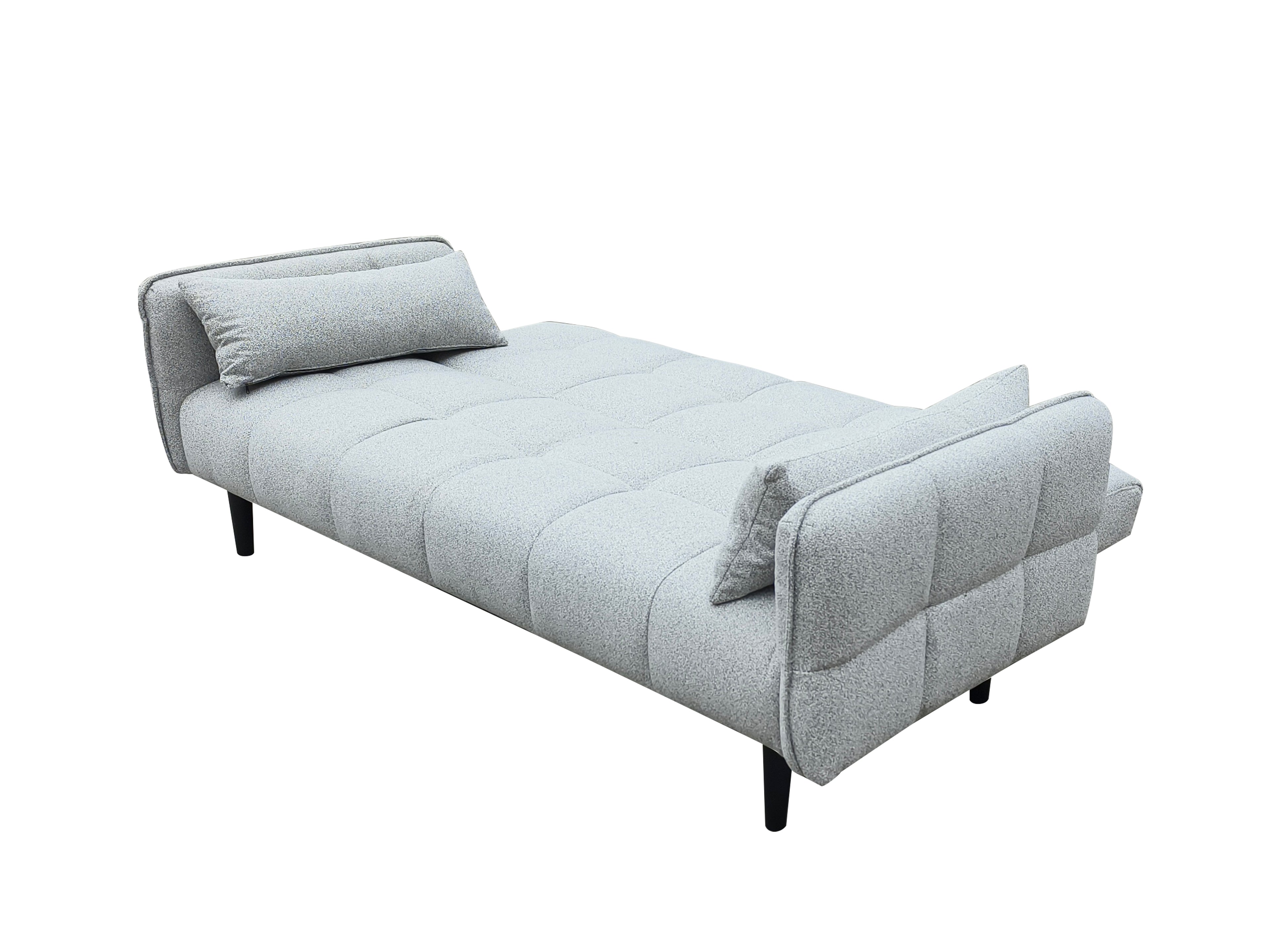 Pendle 3 seater Click Clack Sofa bed Silver