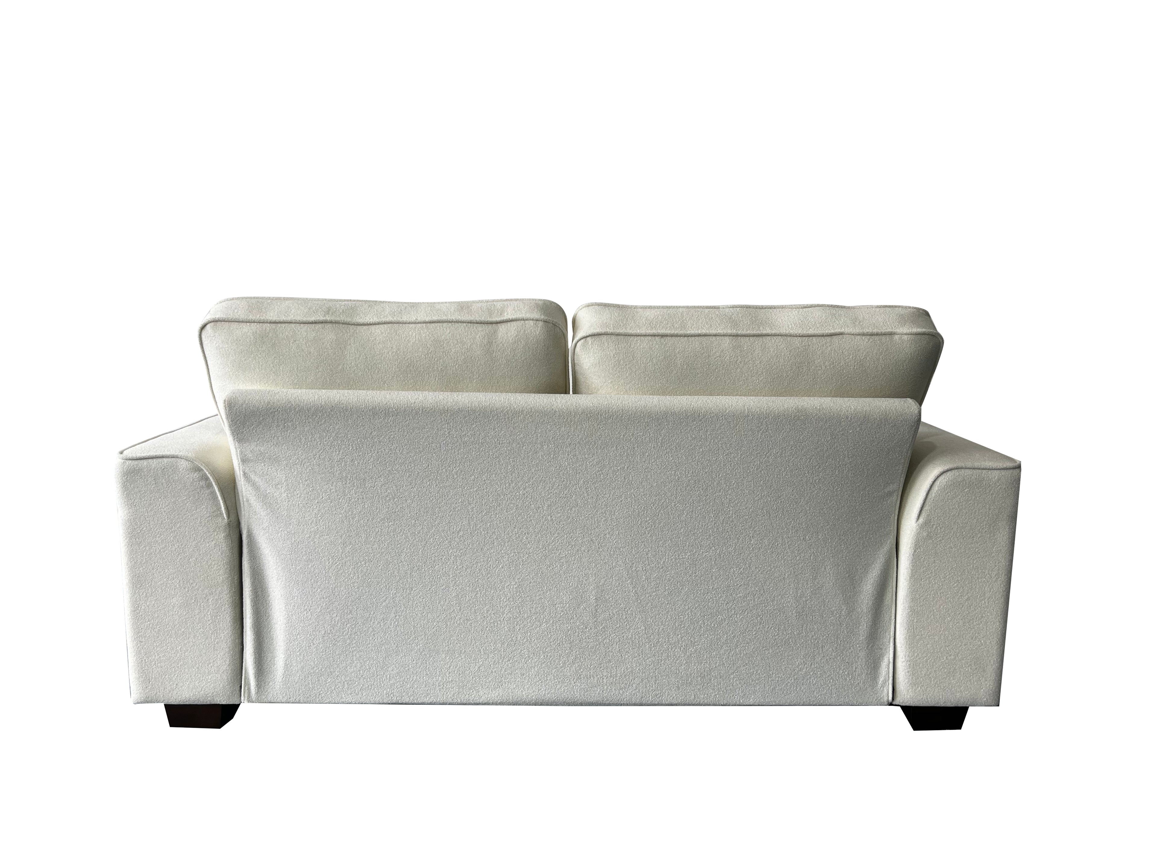 Henley 2+3 Seater Sofa Set with Cupholder on Side and and Storage Cream