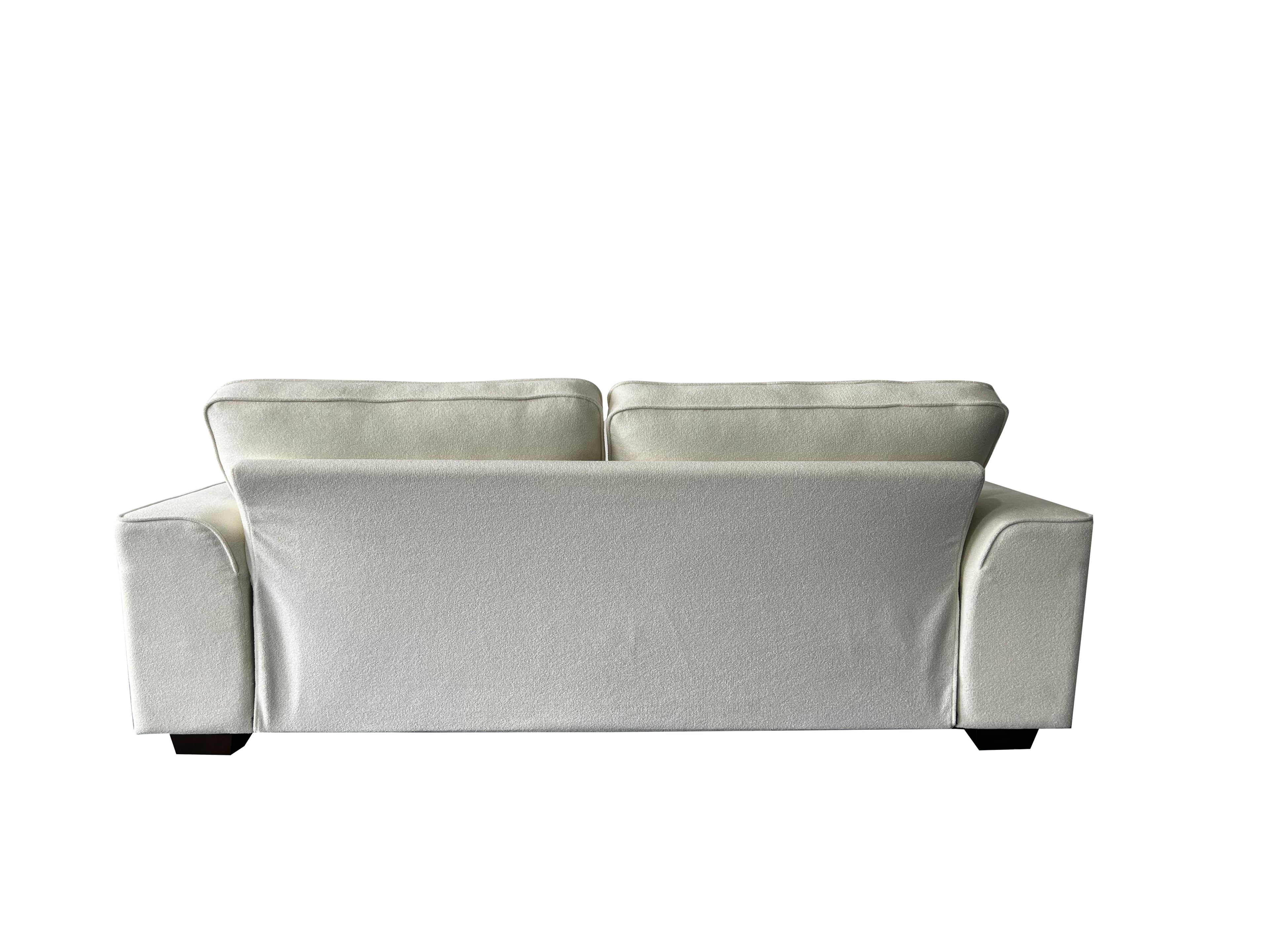 Henley 2+3 Seater Sofa Set with Cupholder on Side and and Storage Cream