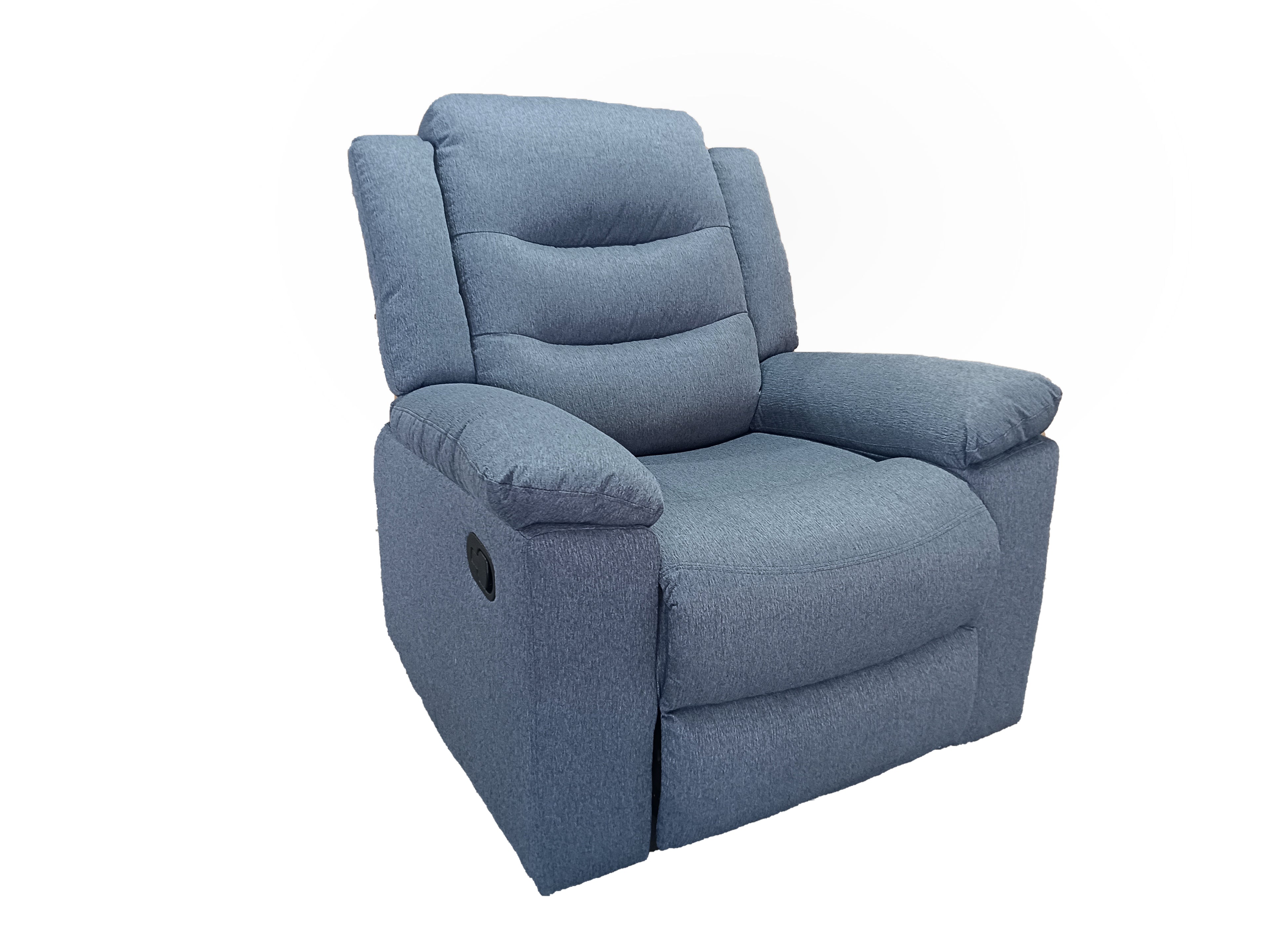 Sorrento 2+3 Seater Manual Recliner Fabric Grey