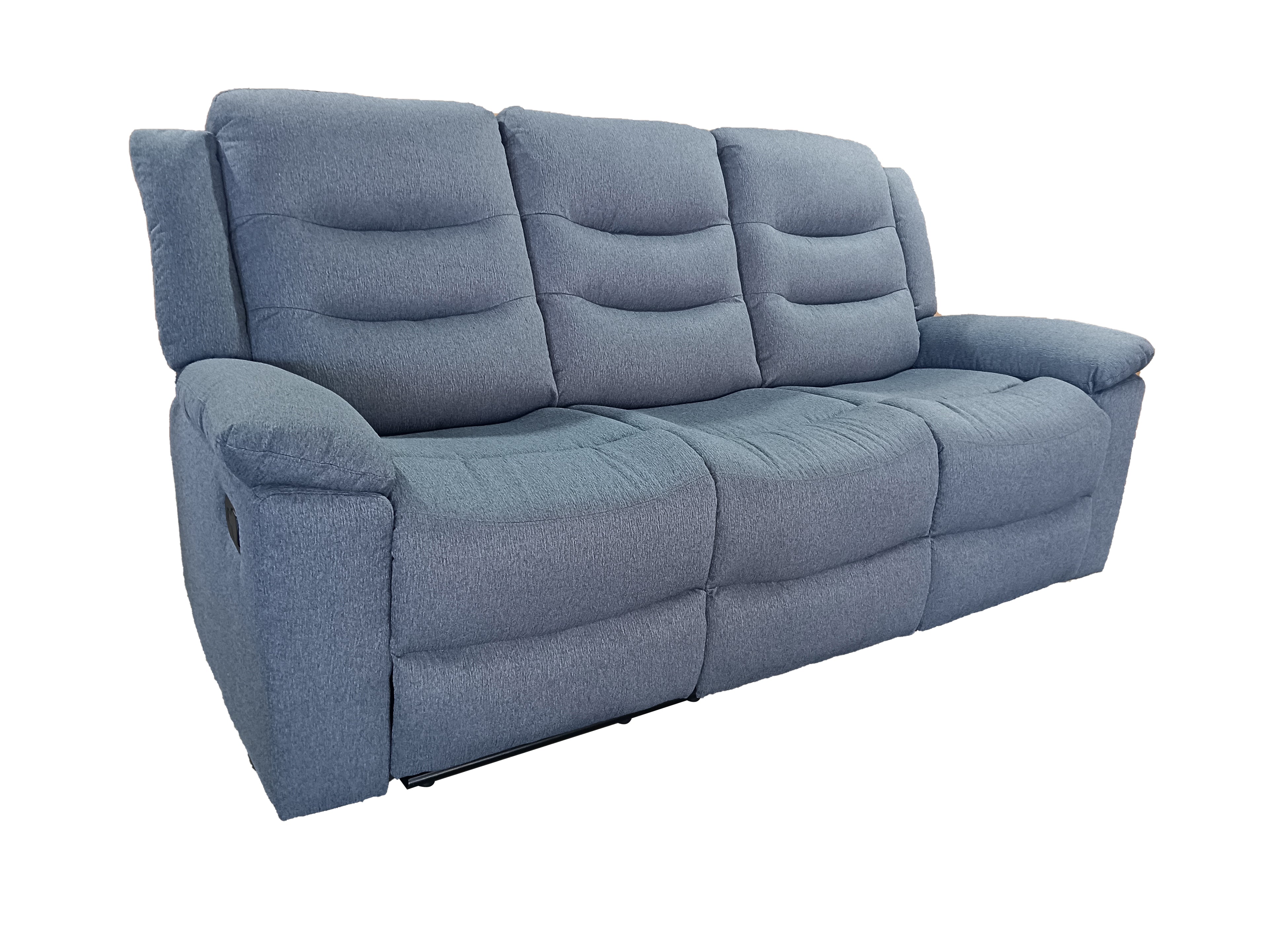 Sorrento 2+3 Seater Manual Recliner Fabric Grey