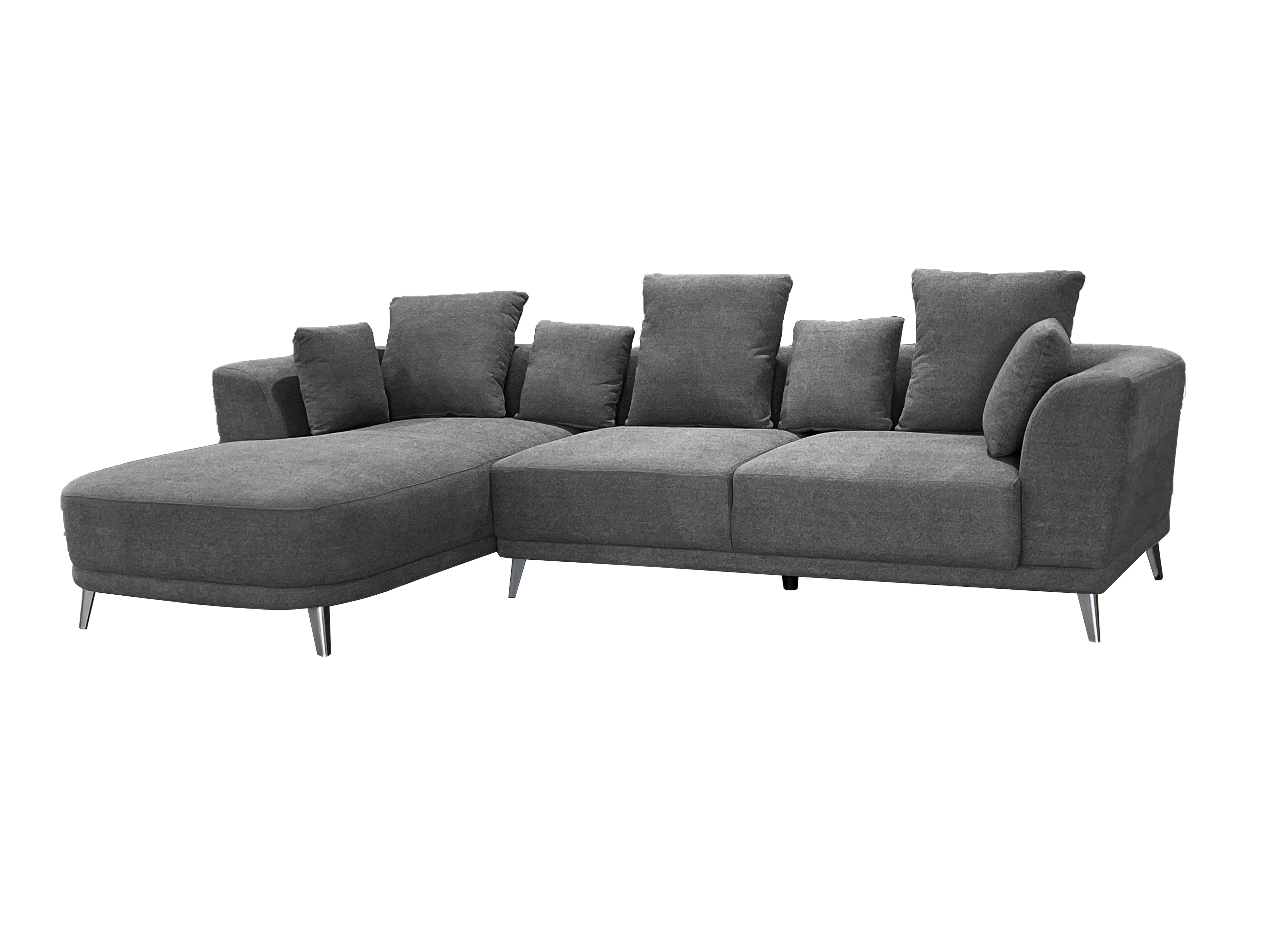 Marvella Right Hand Corner Sofa with Chase Grey
