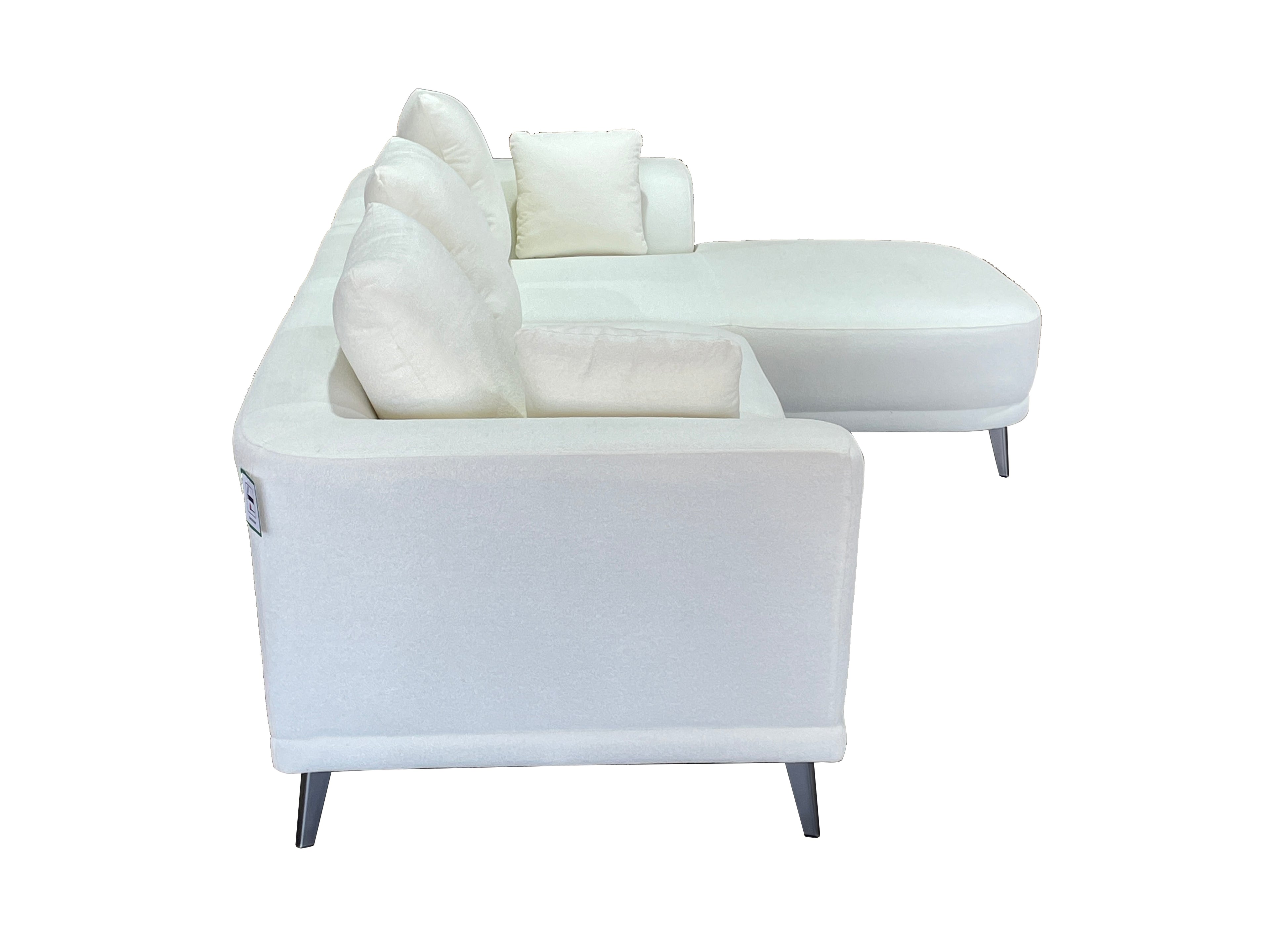 Marvella Right Hand Corner Sofa with Chase Cream