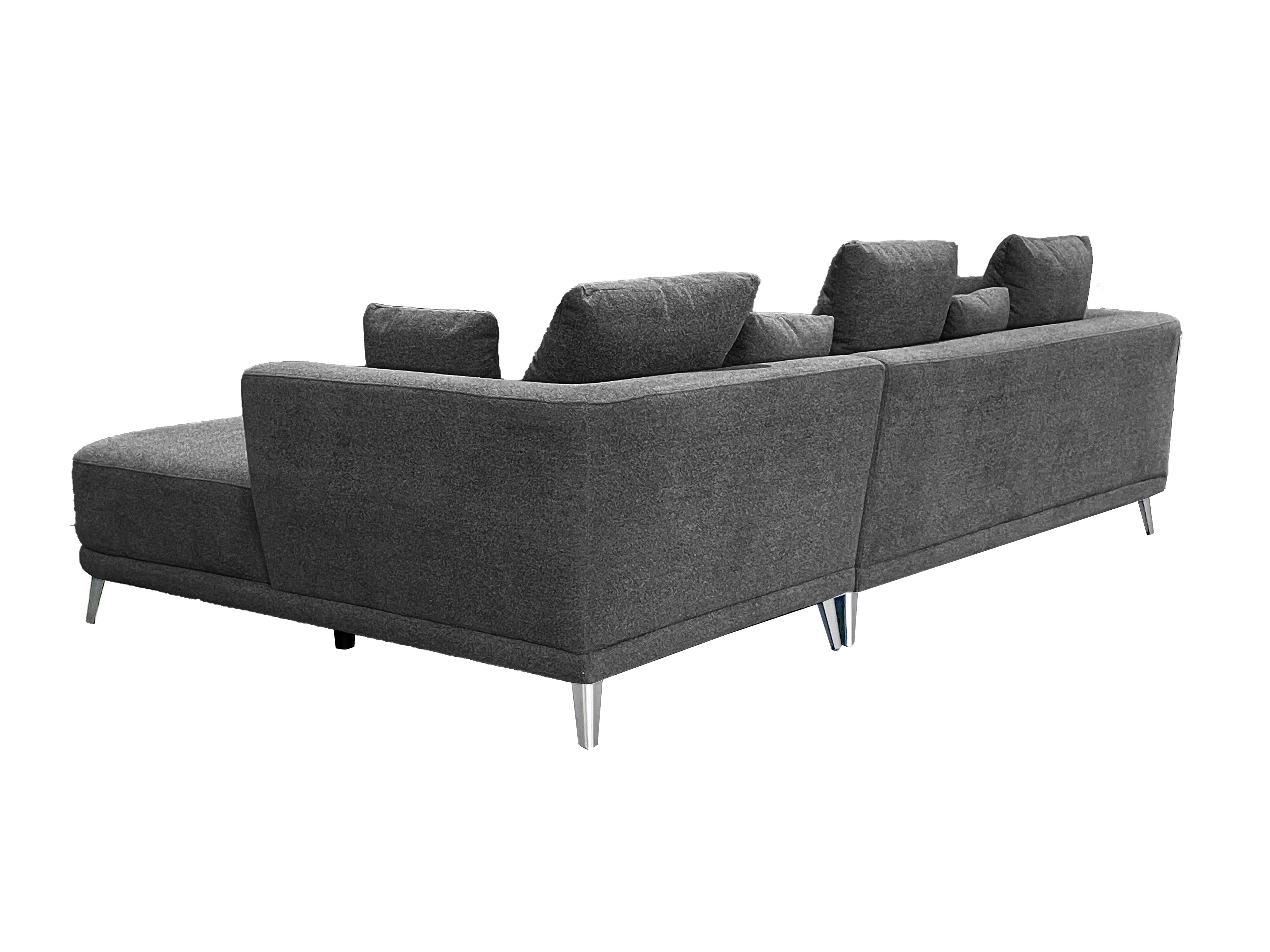 Marvella Right Hand Corner Sofa with Chase Grey