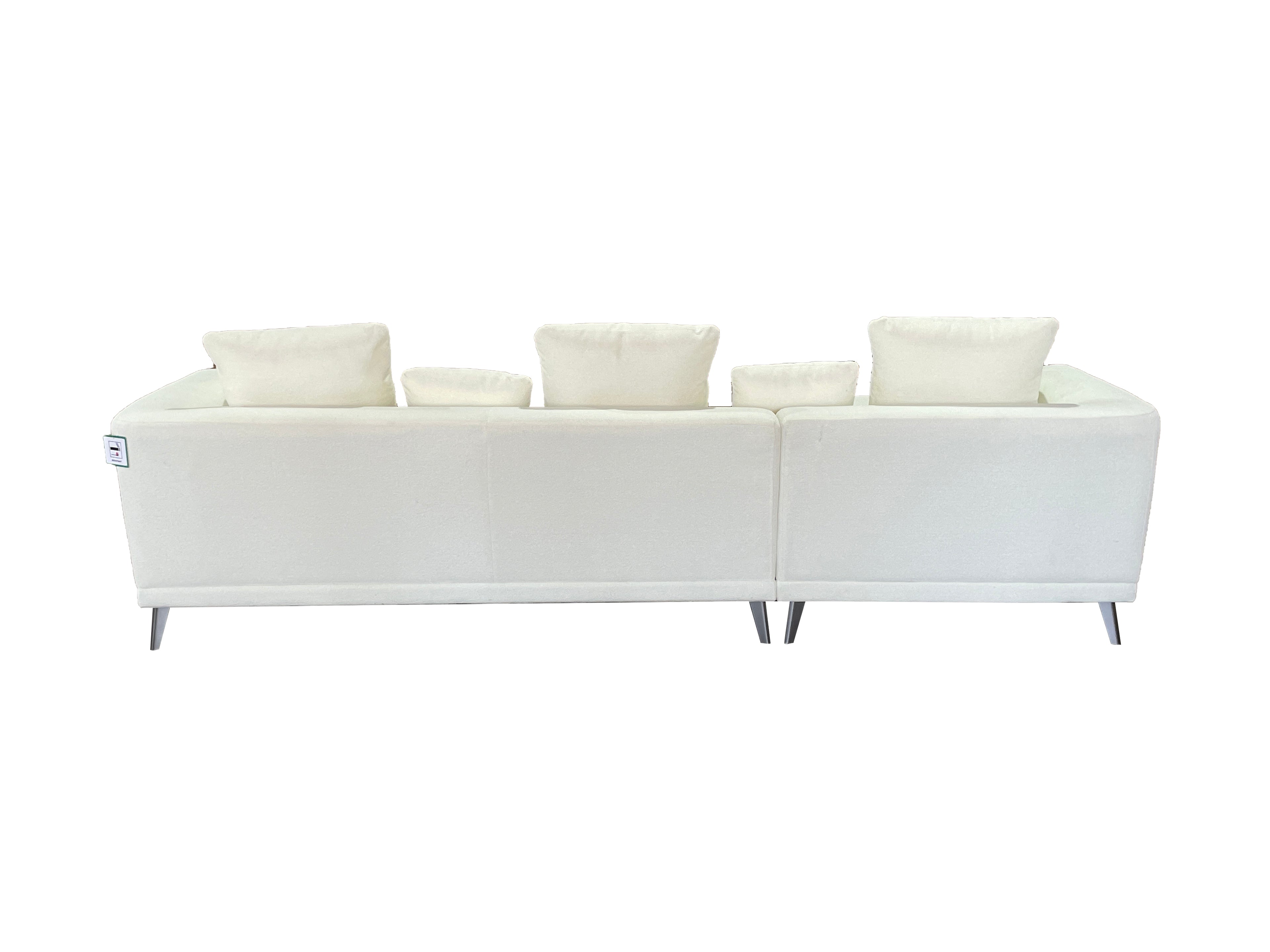 Marvella Right Hand Corner Sofa with Chase Cream