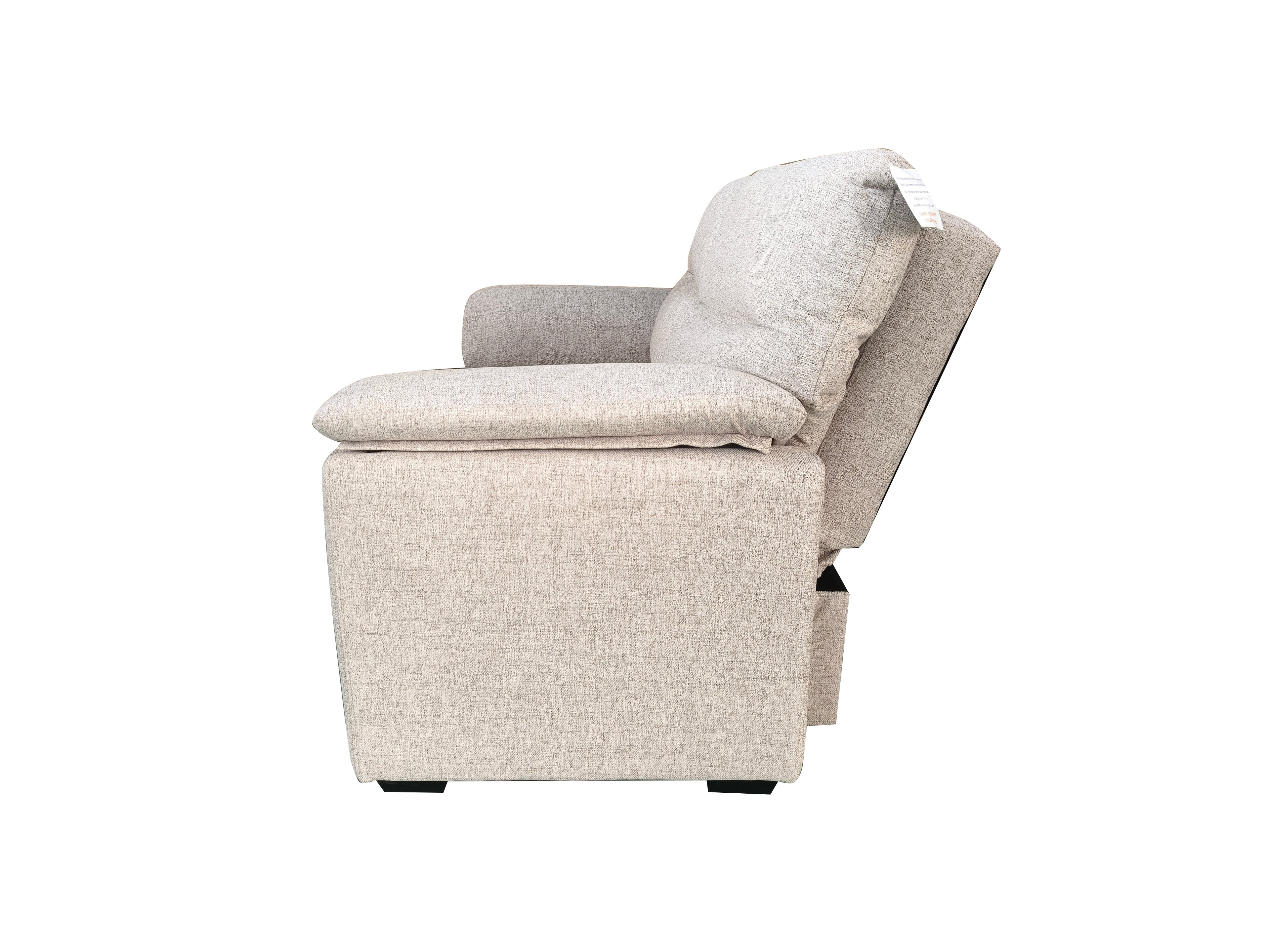Viva 2 seater pull out sofa bed With Folded Back Beige