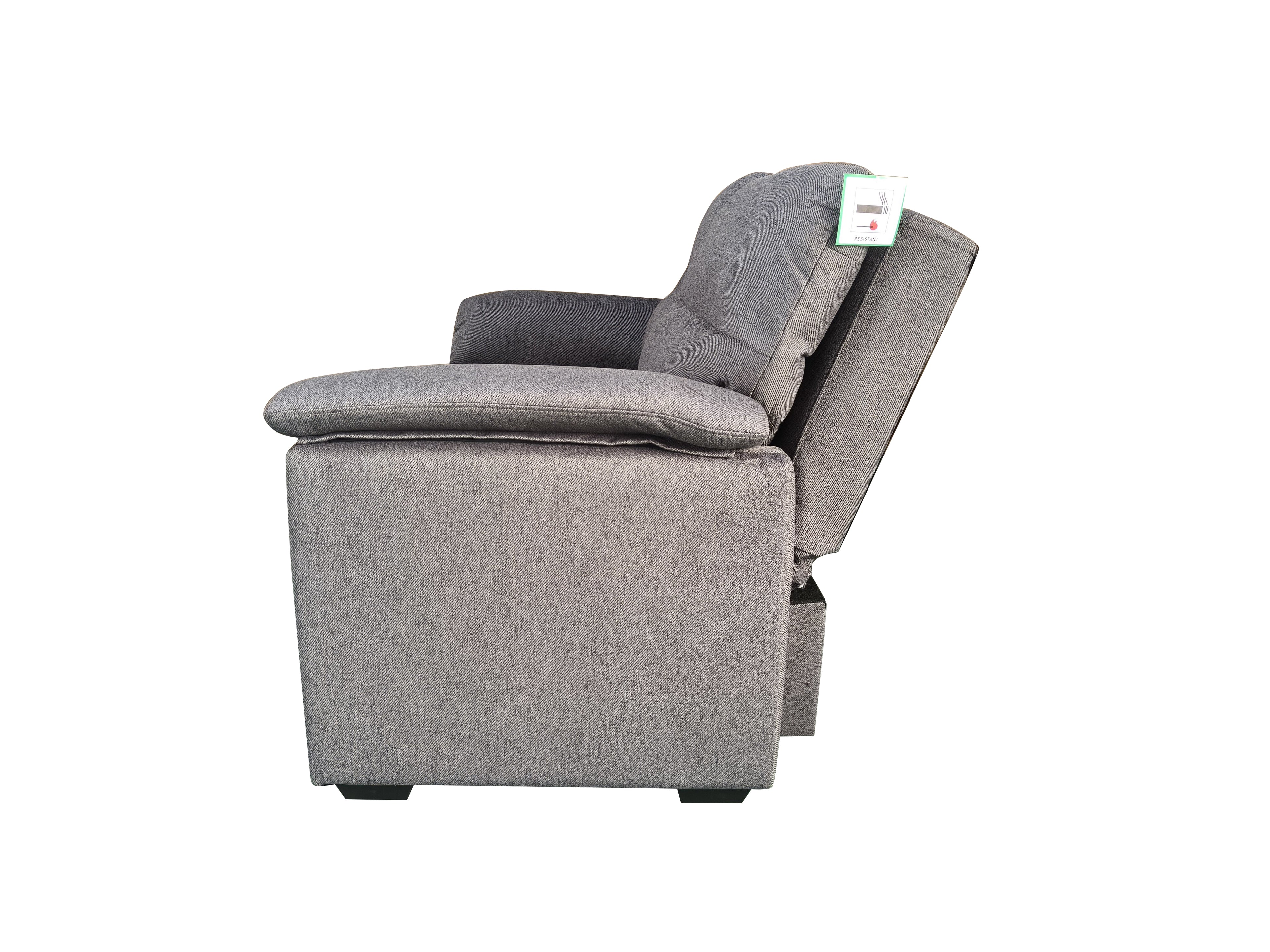 Viva 2 seater pull out sofa bed With Folded Back Grey