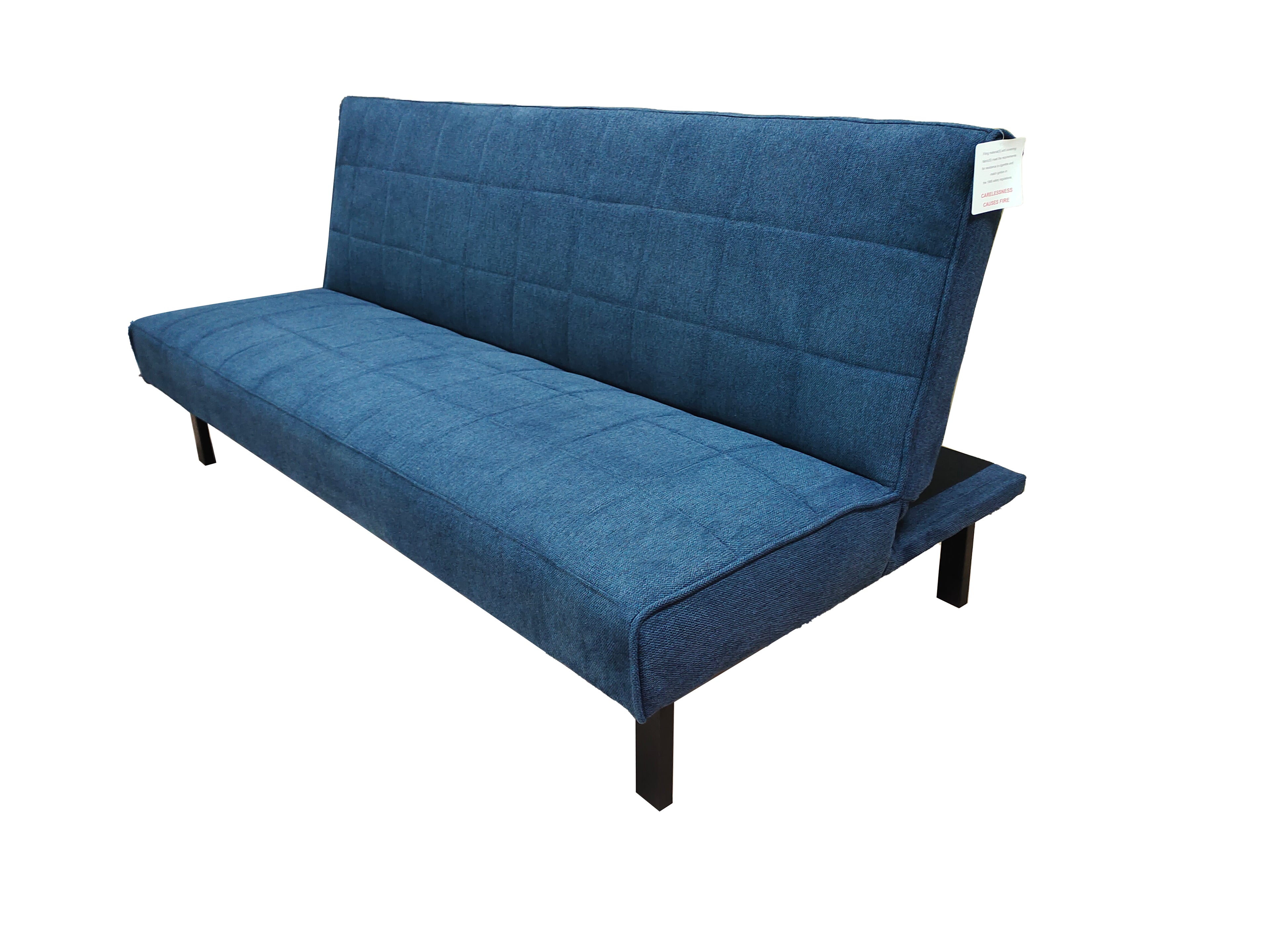 Alex 3 Seater Click Clack Sofa bed Navy