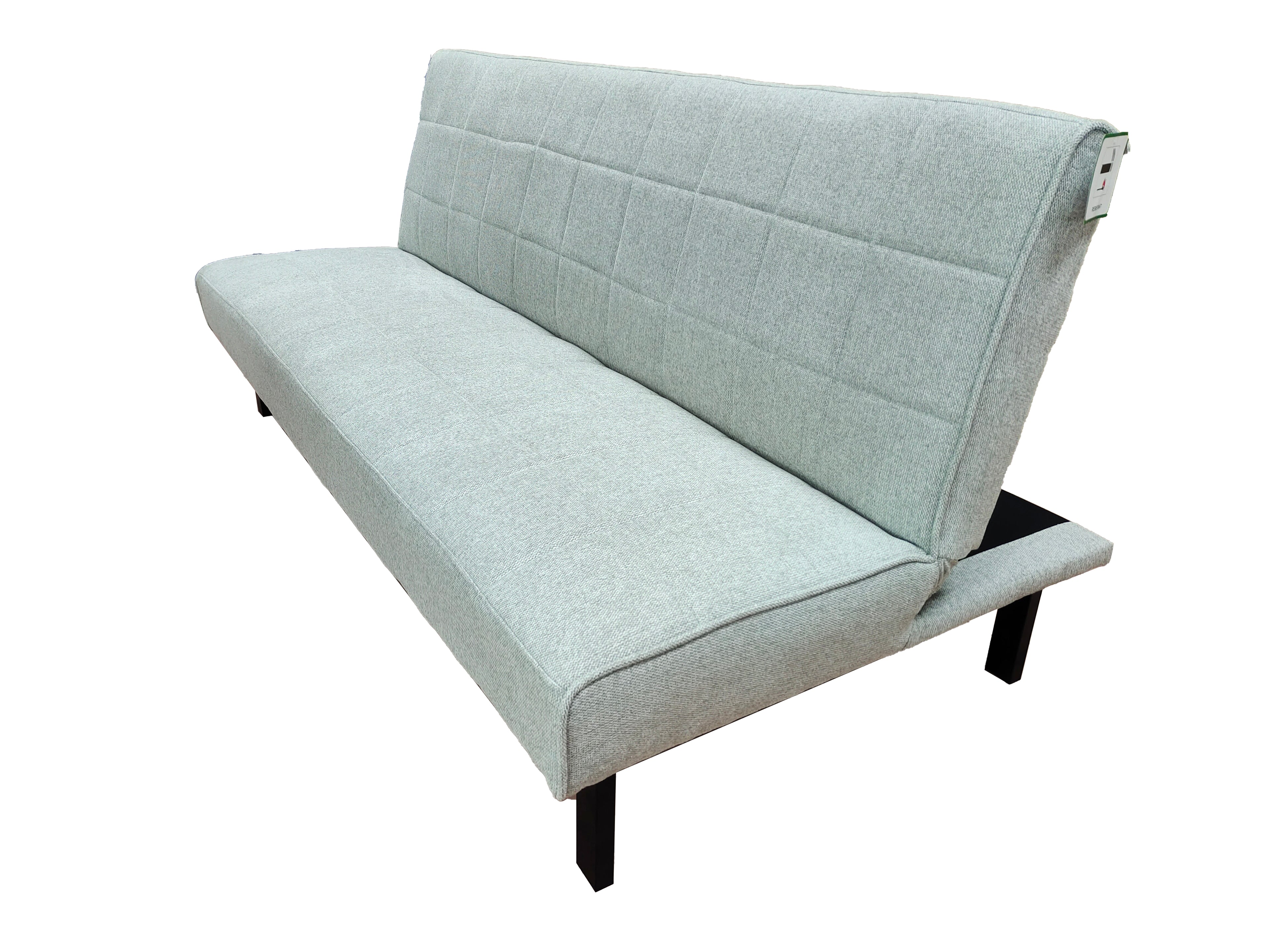Alex 3 Seater Click Clack Sofa bed Silver