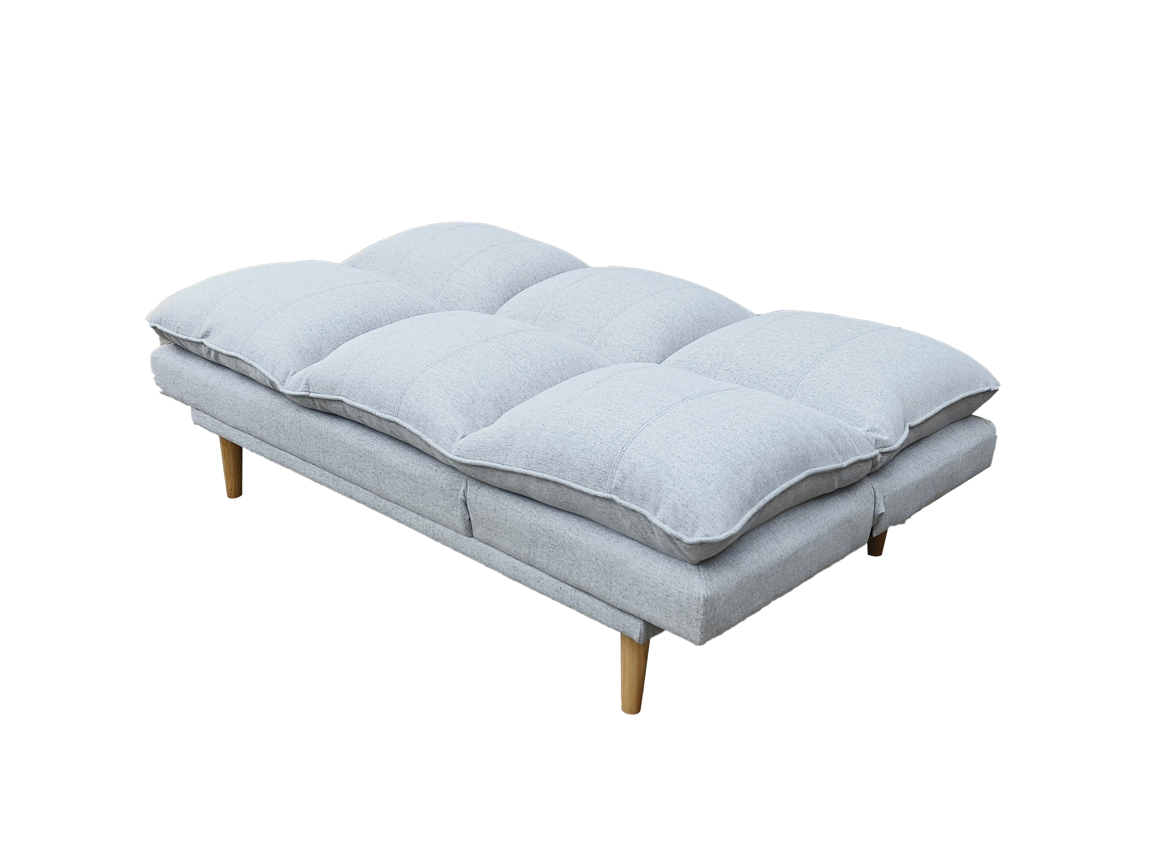 Restora 3 seater Click Clack sofa bed Silver