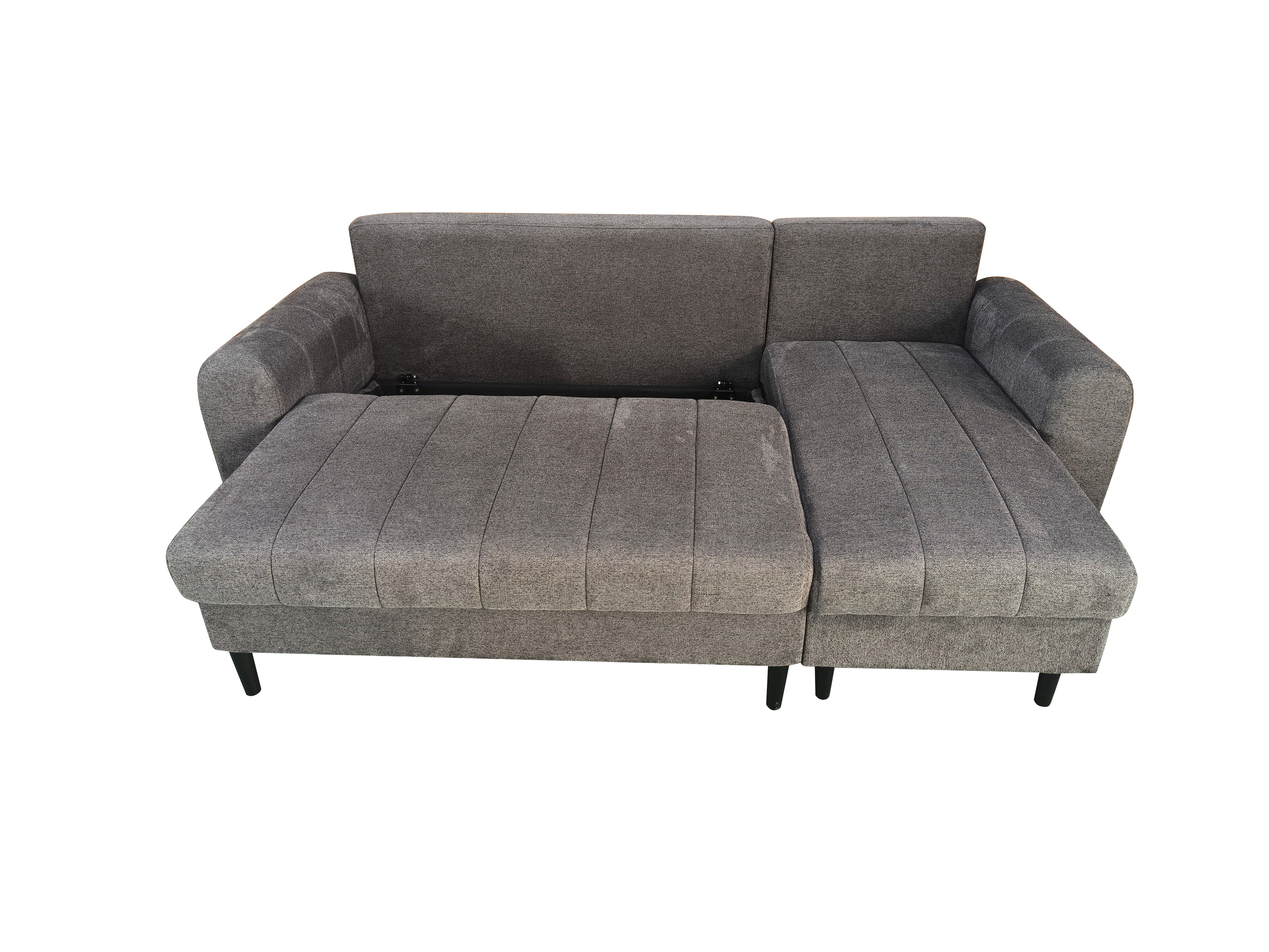 Amora Universal Corner Sofa bed With Storage Grey