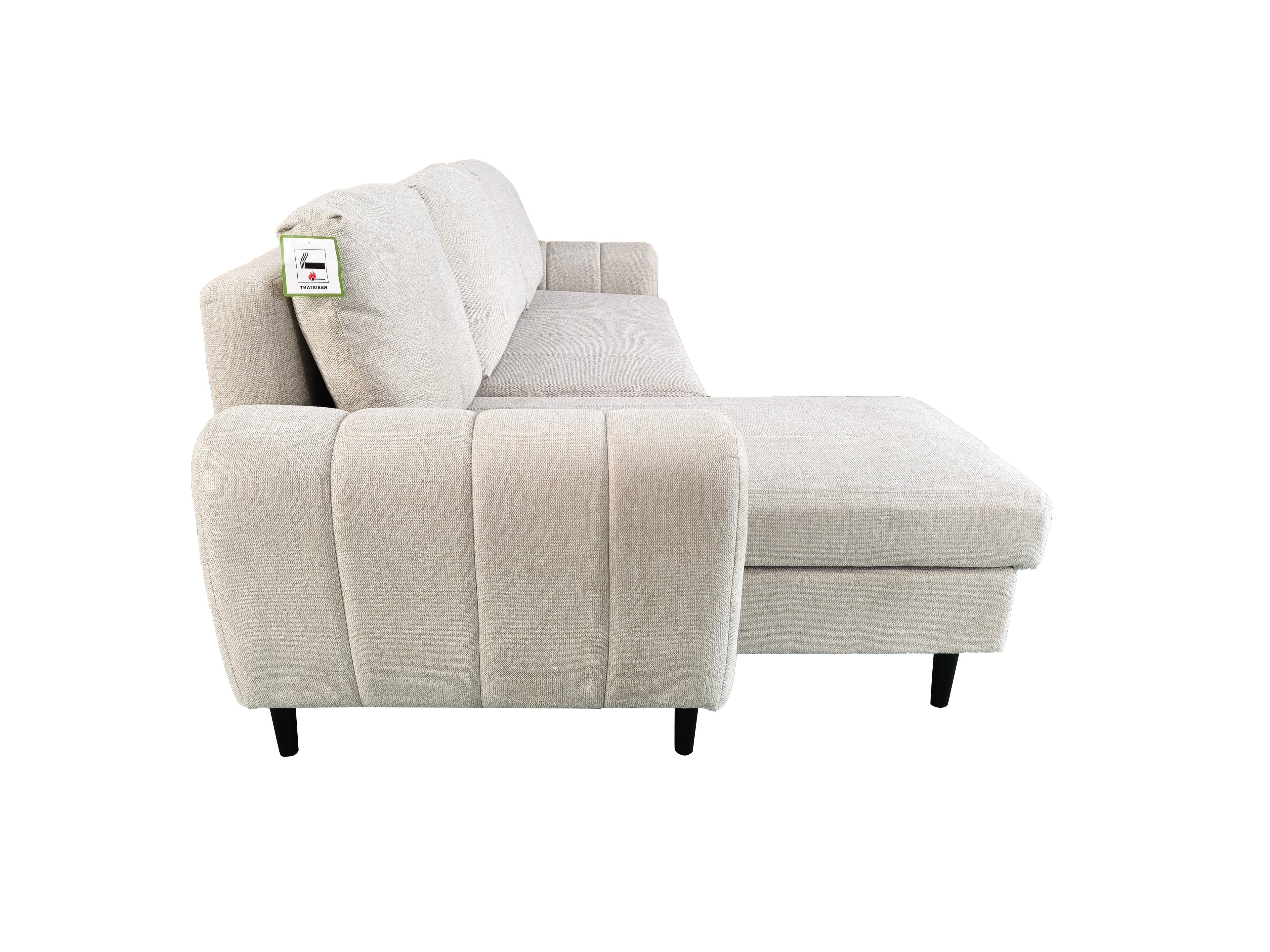 Amora Universal Corner Sofa bed With Storage Beige