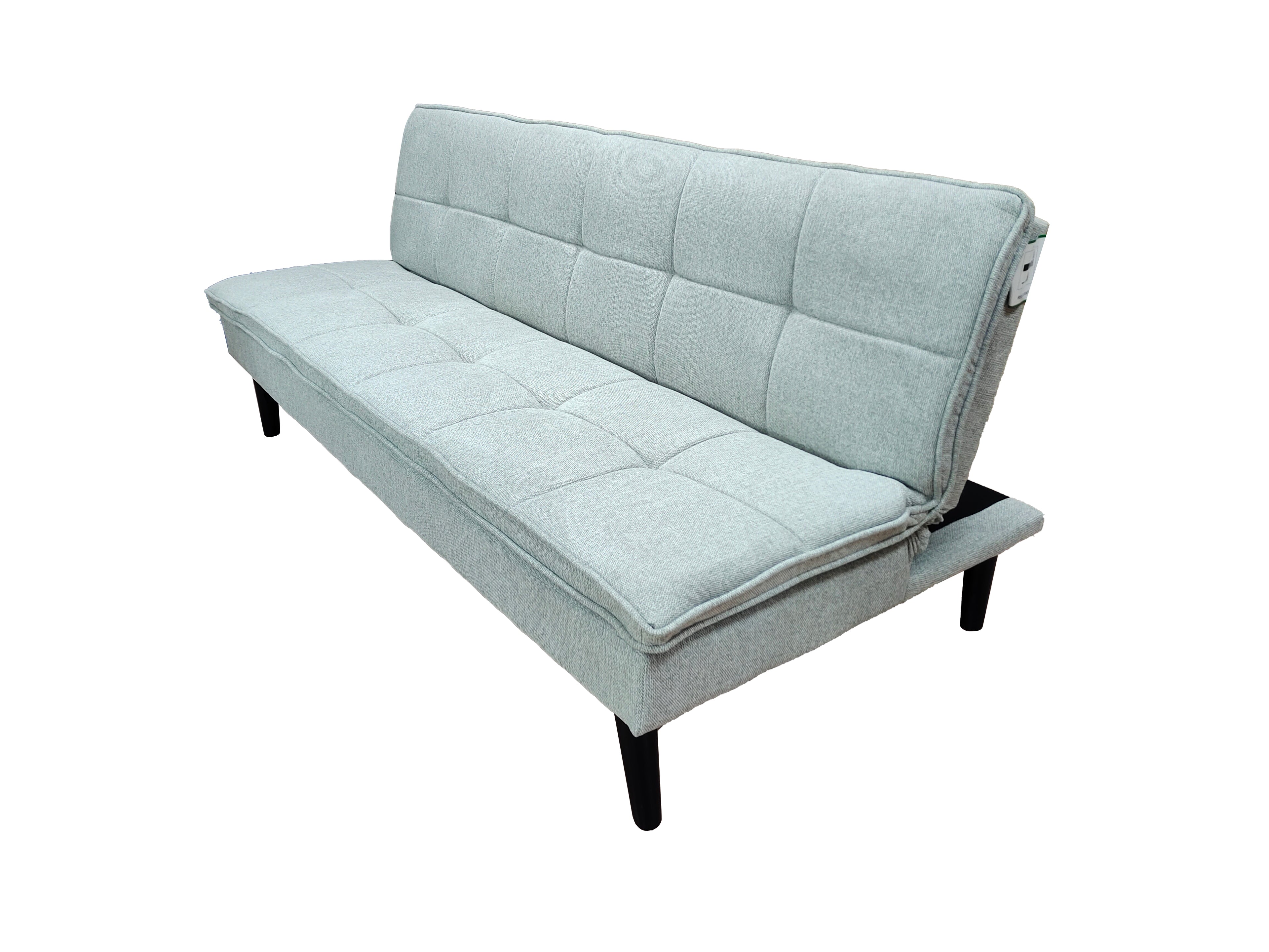 Ashley 3 seater click clack sofabed Silver