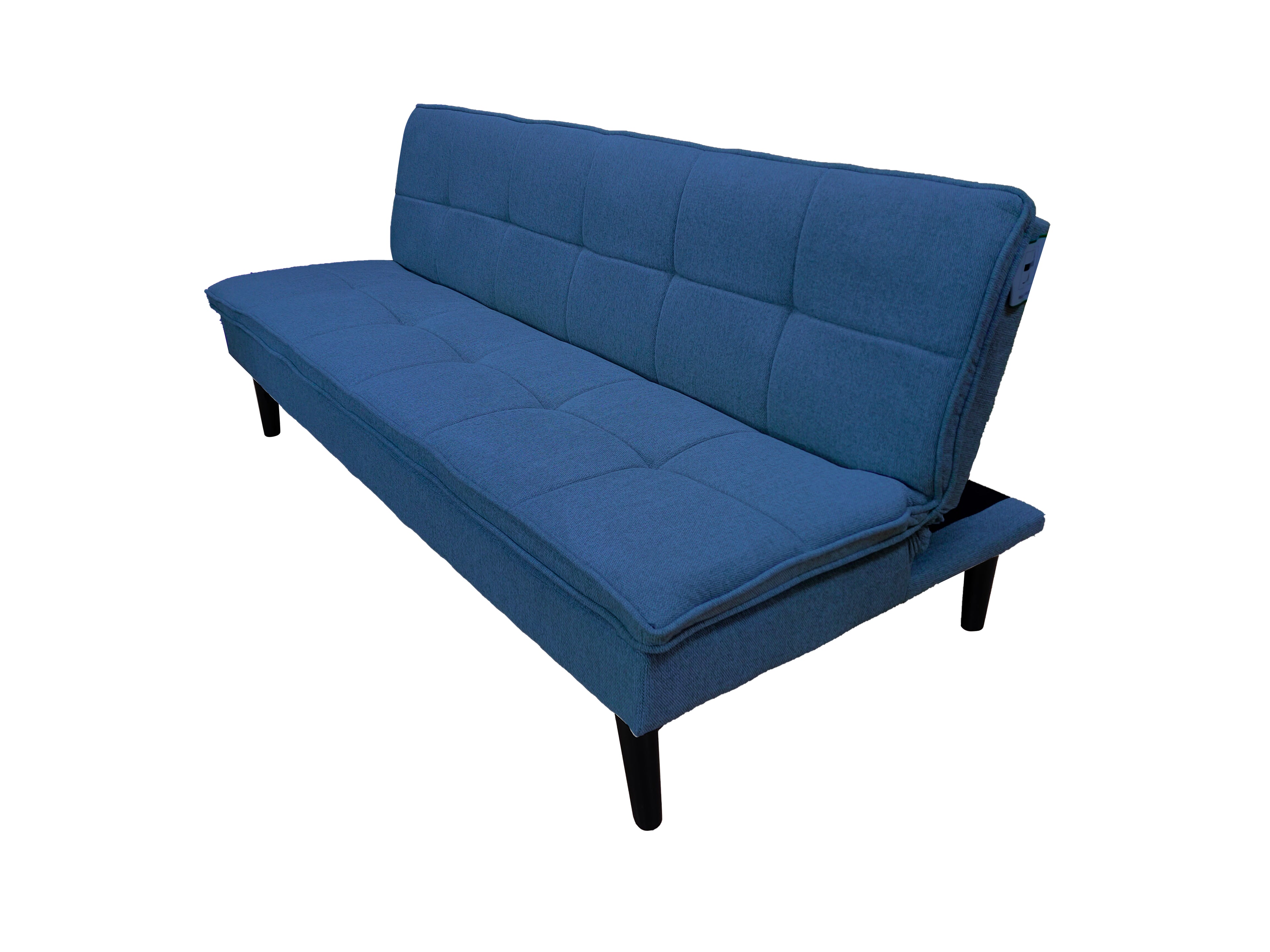 Ashley 3 seater click clack sofabed Blue