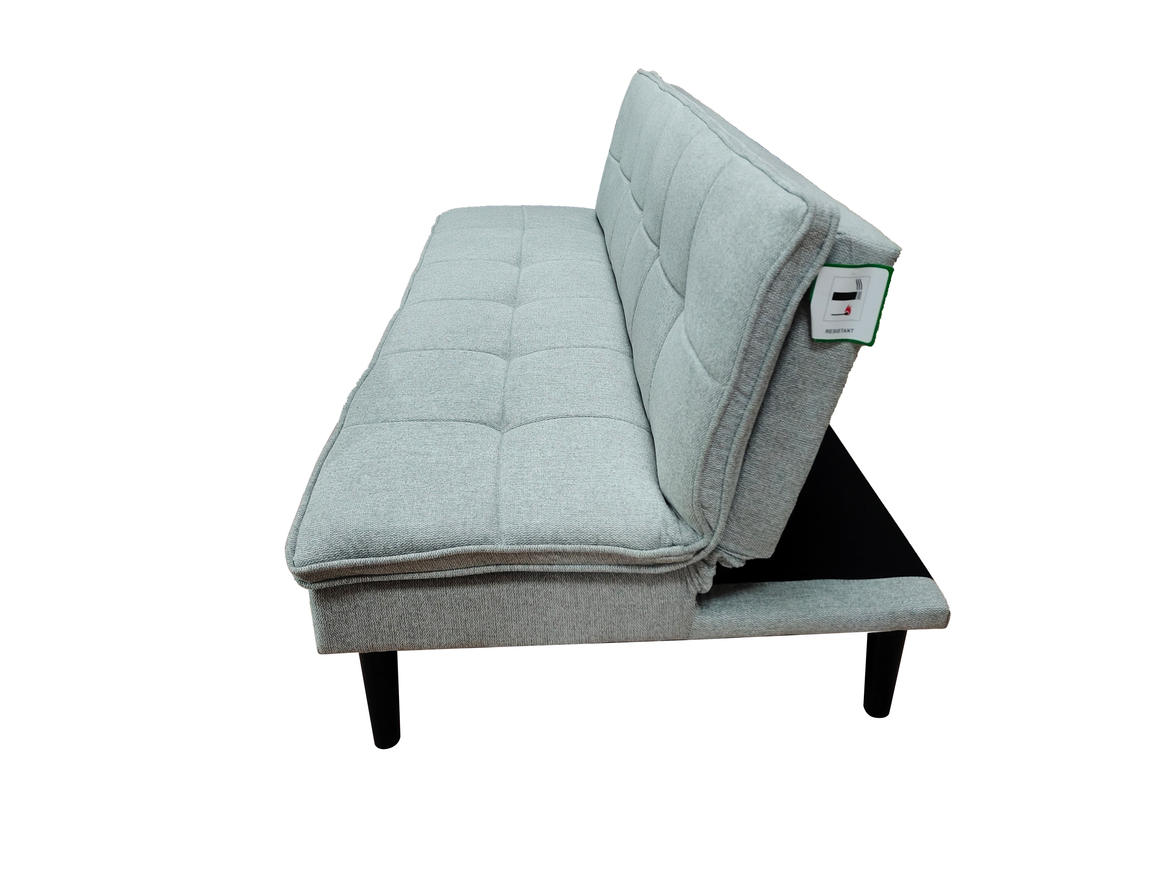 Ashley 3 seater click clack sofabed Silver