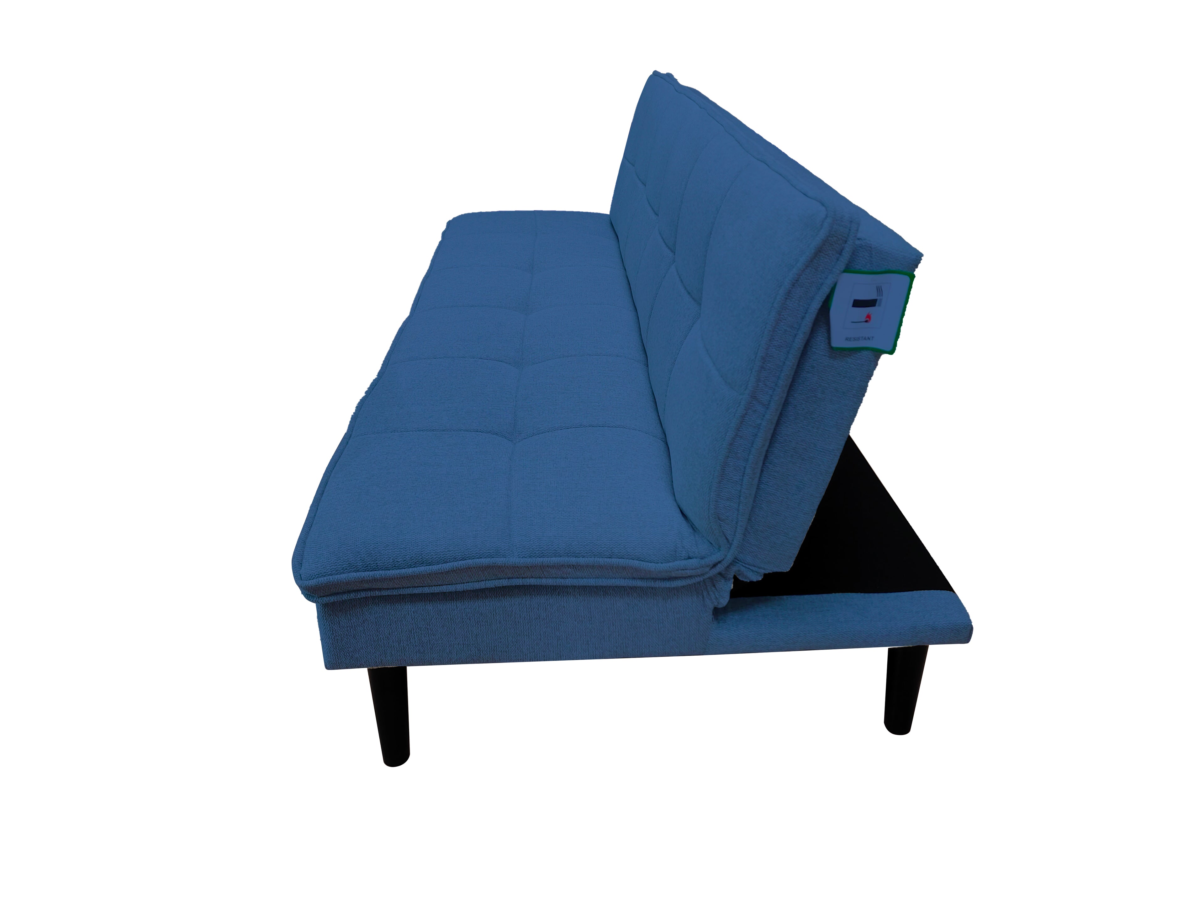 Ashley 3 seater click clack sofabed Blue