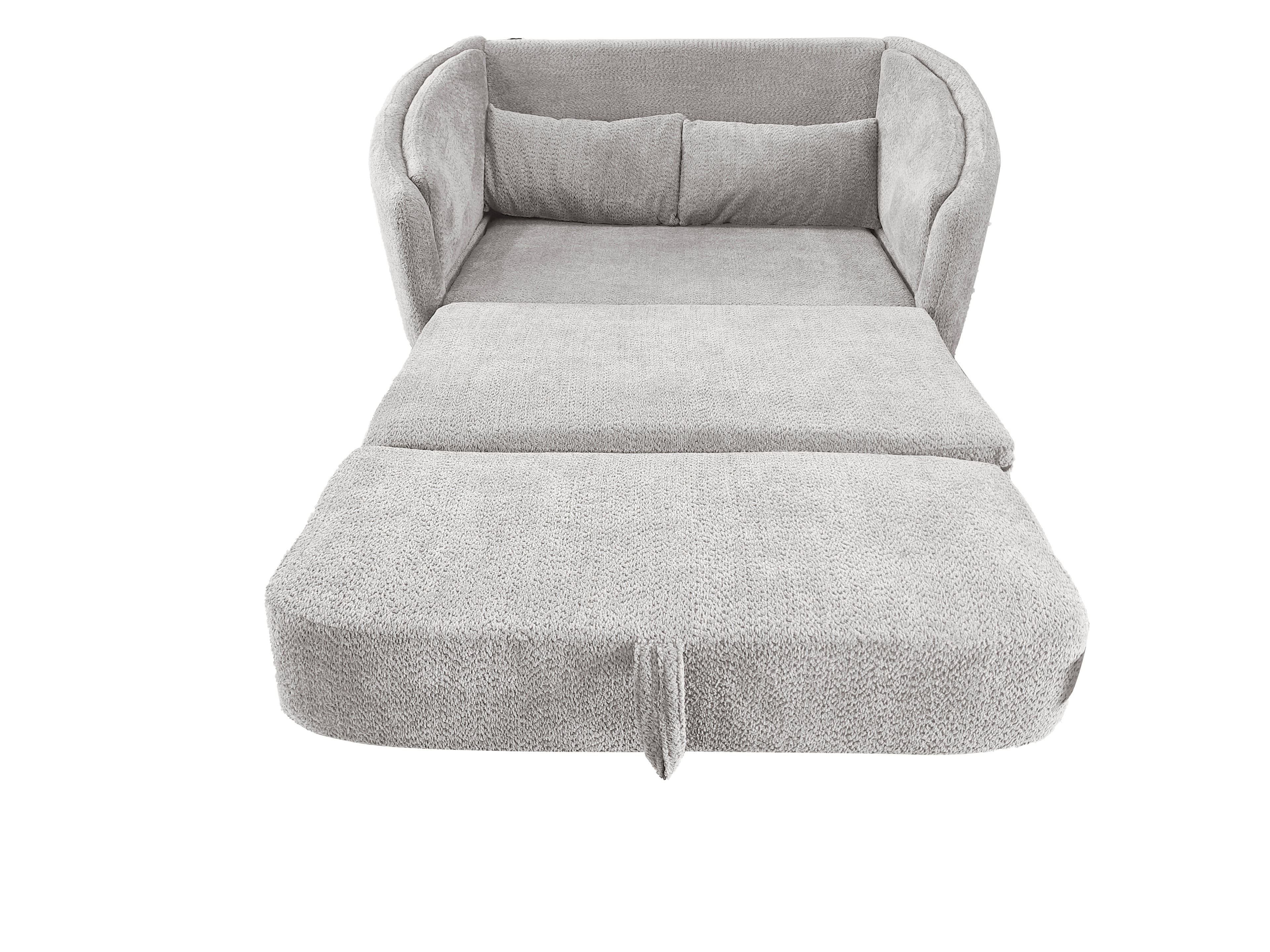 Hackney 2 seater sofabed With Foam Silver