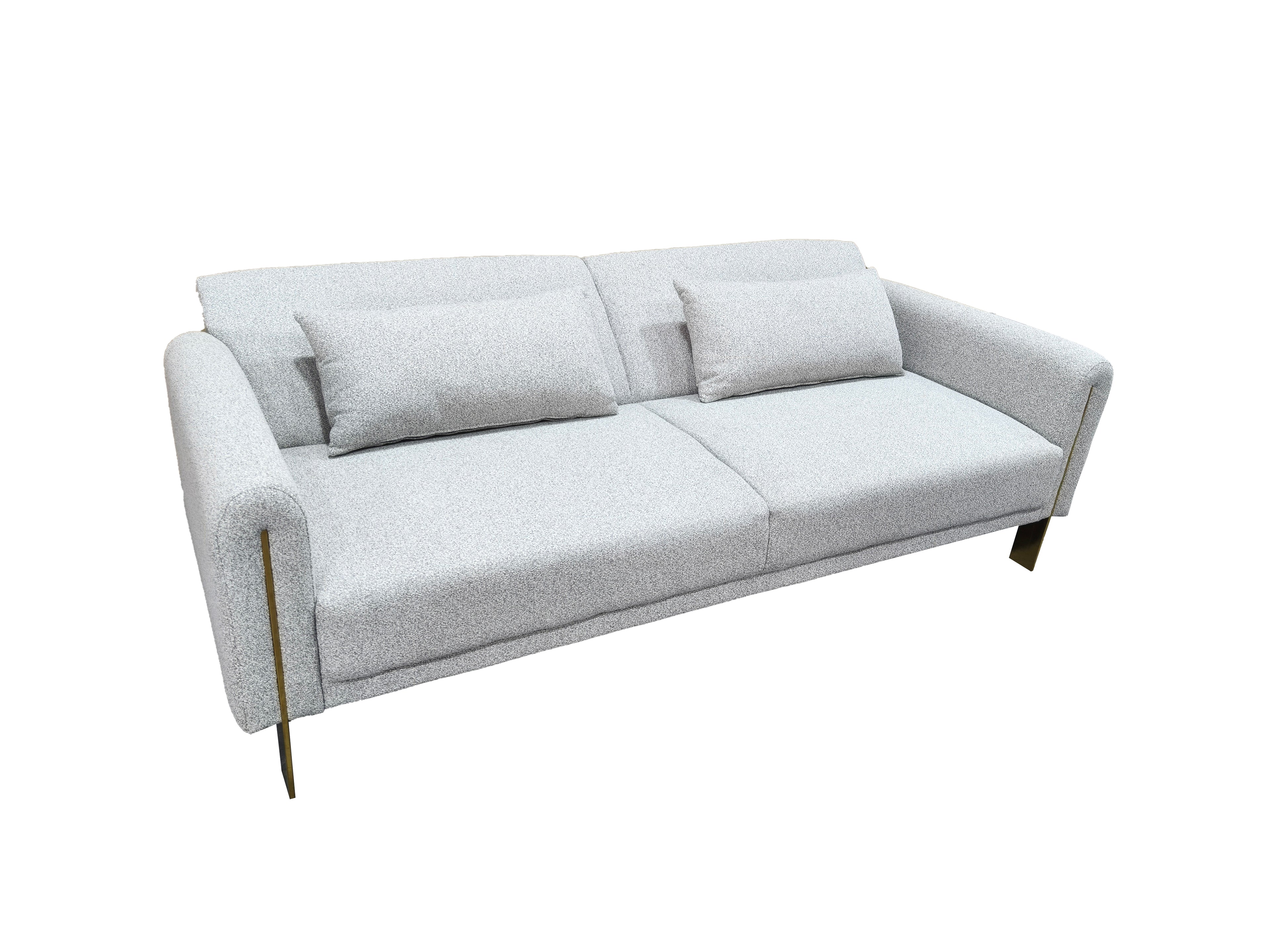 Loft Click Clack 3 seater sofa Bed Silver