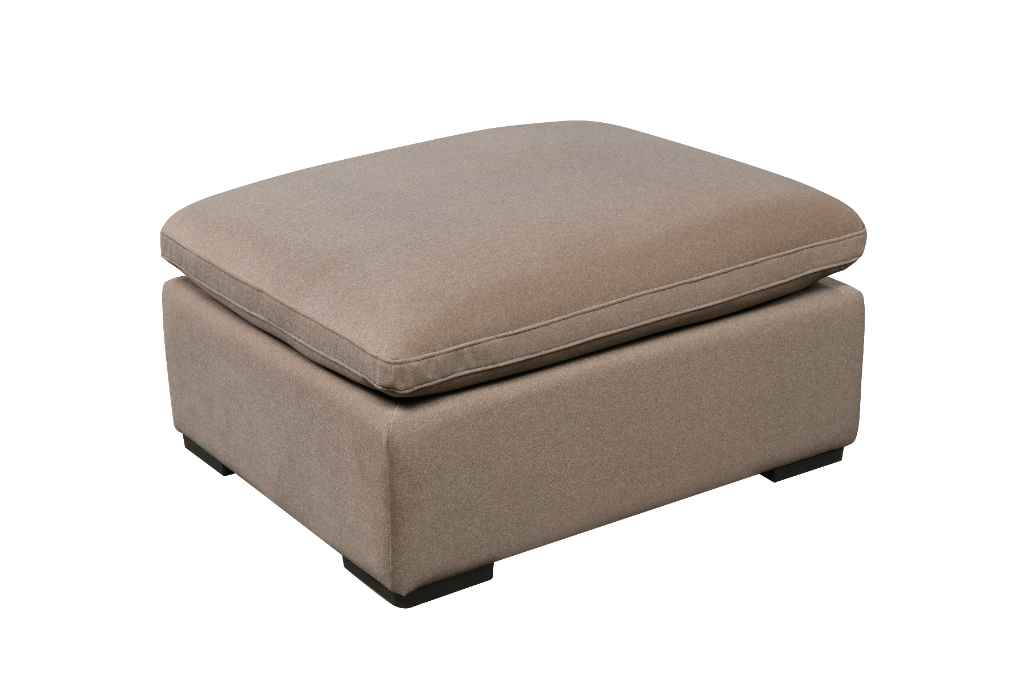 Cozy 5 seater Modular Corner Duck feather cushions Lush Mink