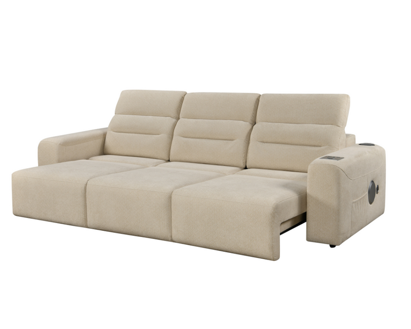 Fabric Electric Recliner Sofa UK