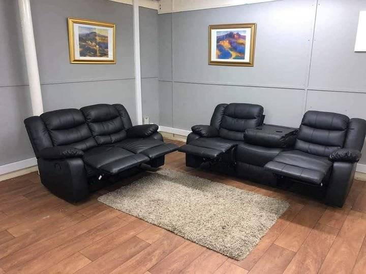 Fabric Electric Recliner Sofa UK
