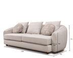 Lunar 2+3 sofa set Cream