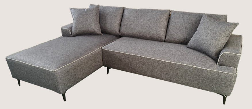 Aero Right Hand Corner Sofa Grey