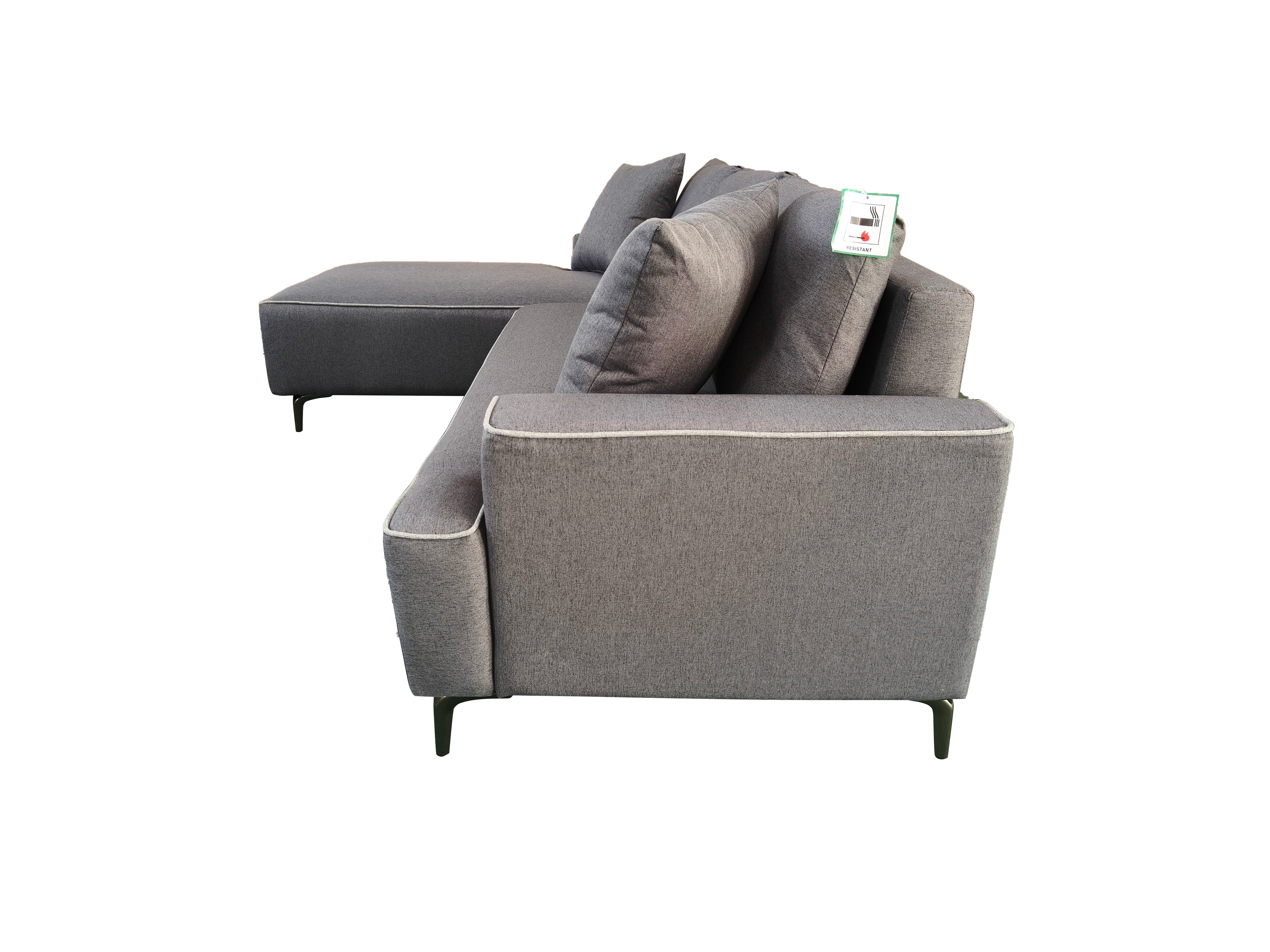 Aero Left Hand Corner Sofa Grey