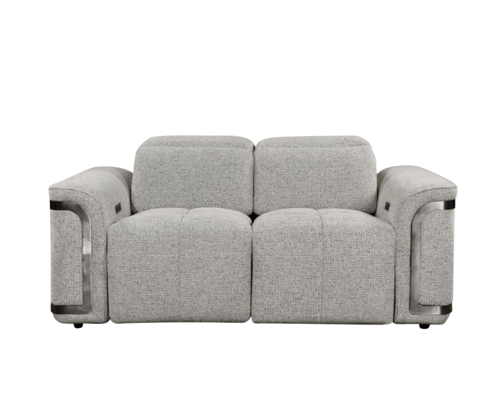 Nova 2+3 Seater Powered Electric Recliner with adjustable Headrest Silver