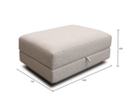 Lunar 3 Seater Cream