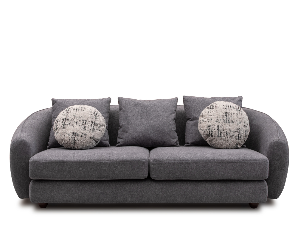 Lunar 3 Seater Grey