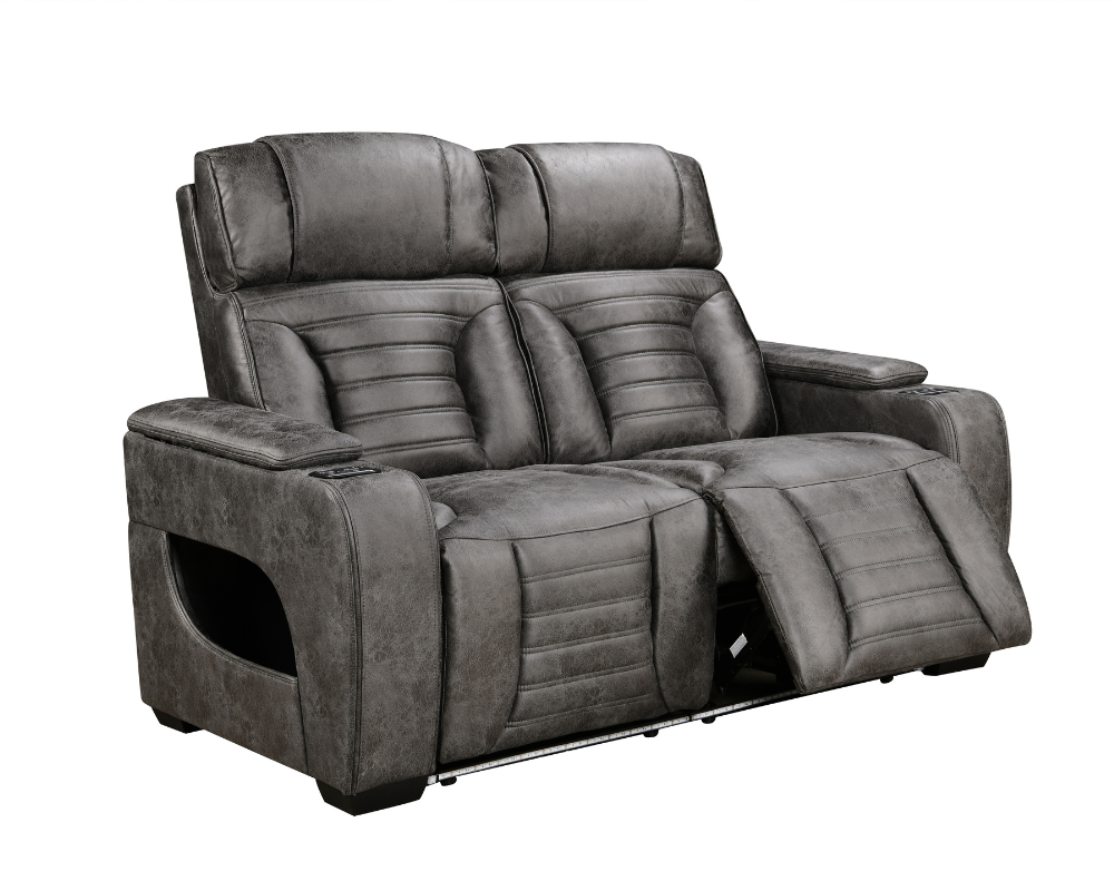 Zenith 2+3 Seater Electric Recliner with Multi LED lights and USB port and Cupholders
