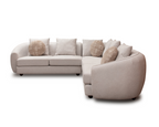 Lunar 2+3 sofa set Cream