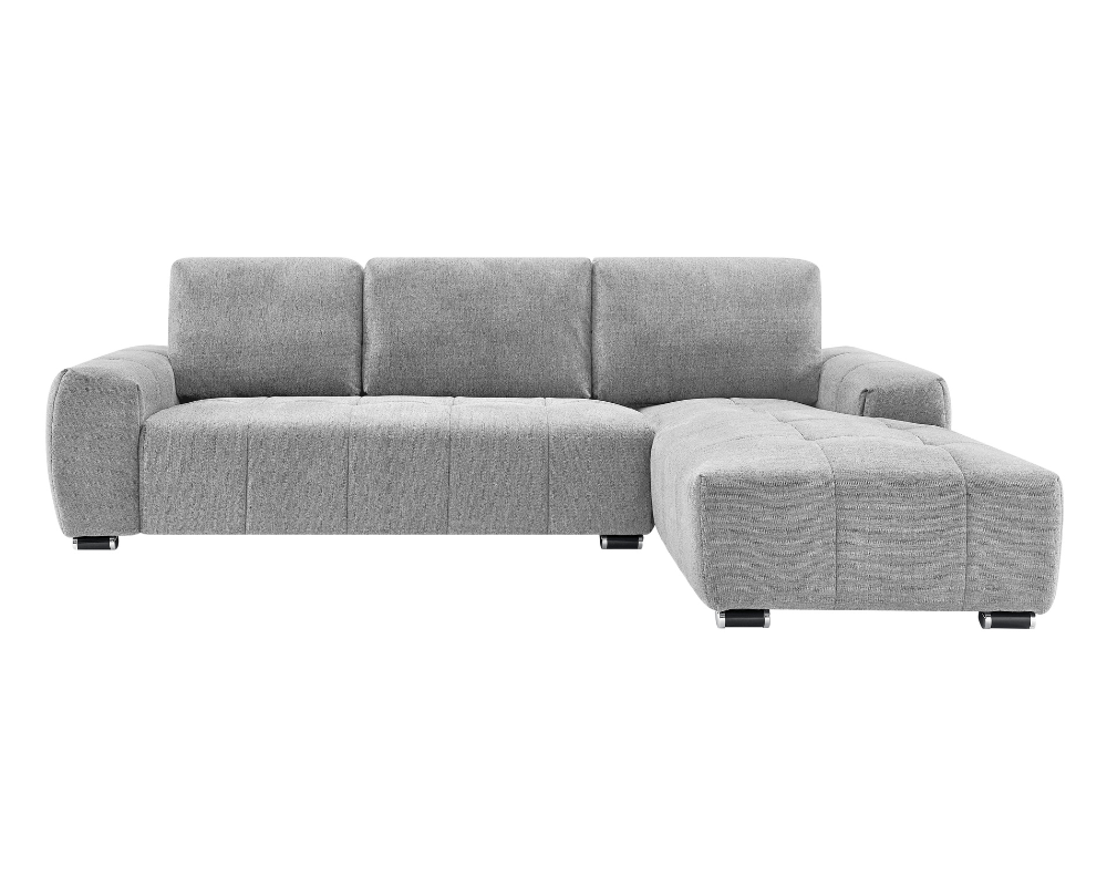 Zuma Right Hand Corner Sofa Silver