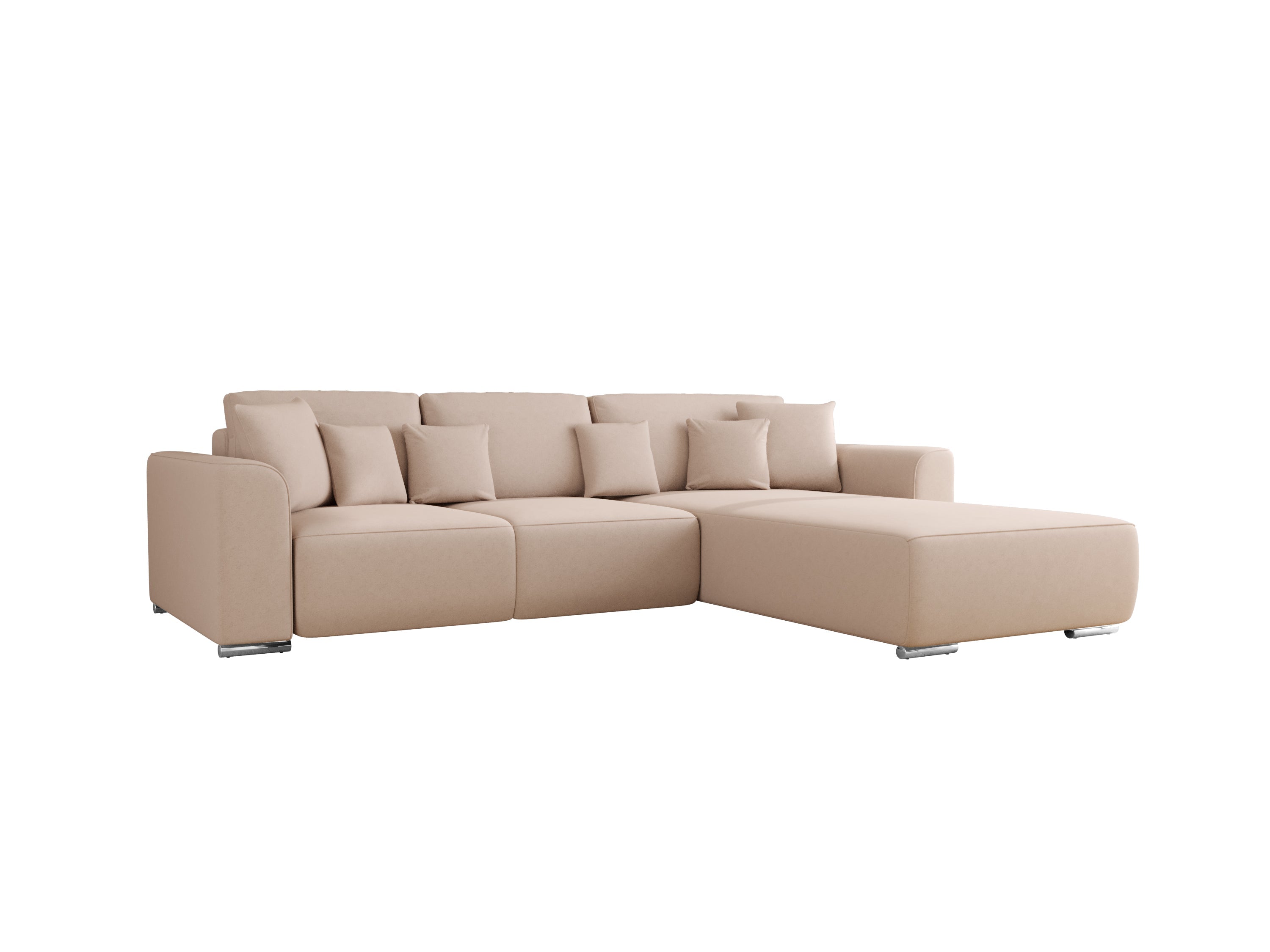 Gusto Universal L Shape Modular Corner Sofa Bed with Storage