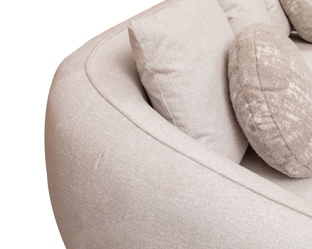 Lunar 2+3 sofa set Cream