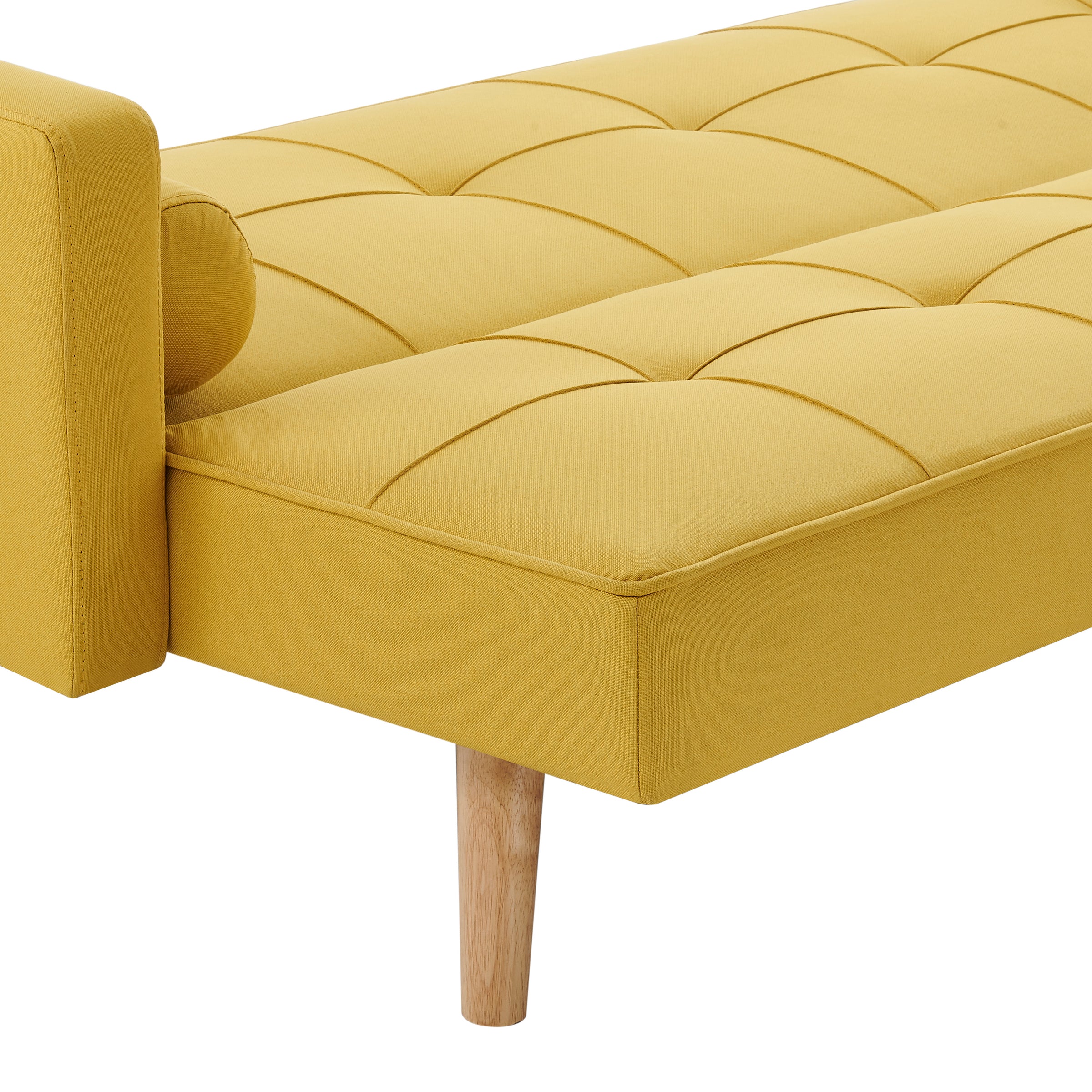 Willow Sofa Bed Yellow - 3 Seater