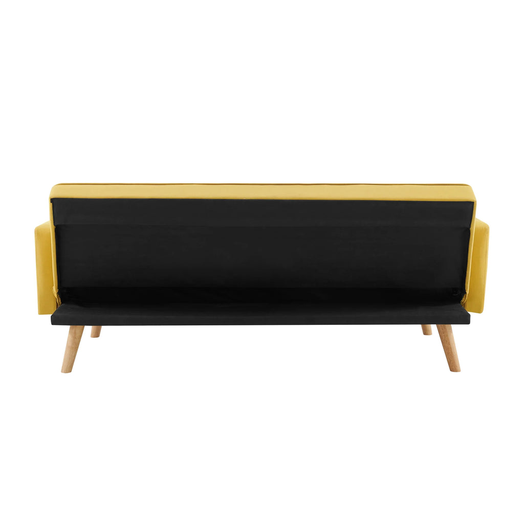 Willow Sofa Bed Yellow - 3 Seater