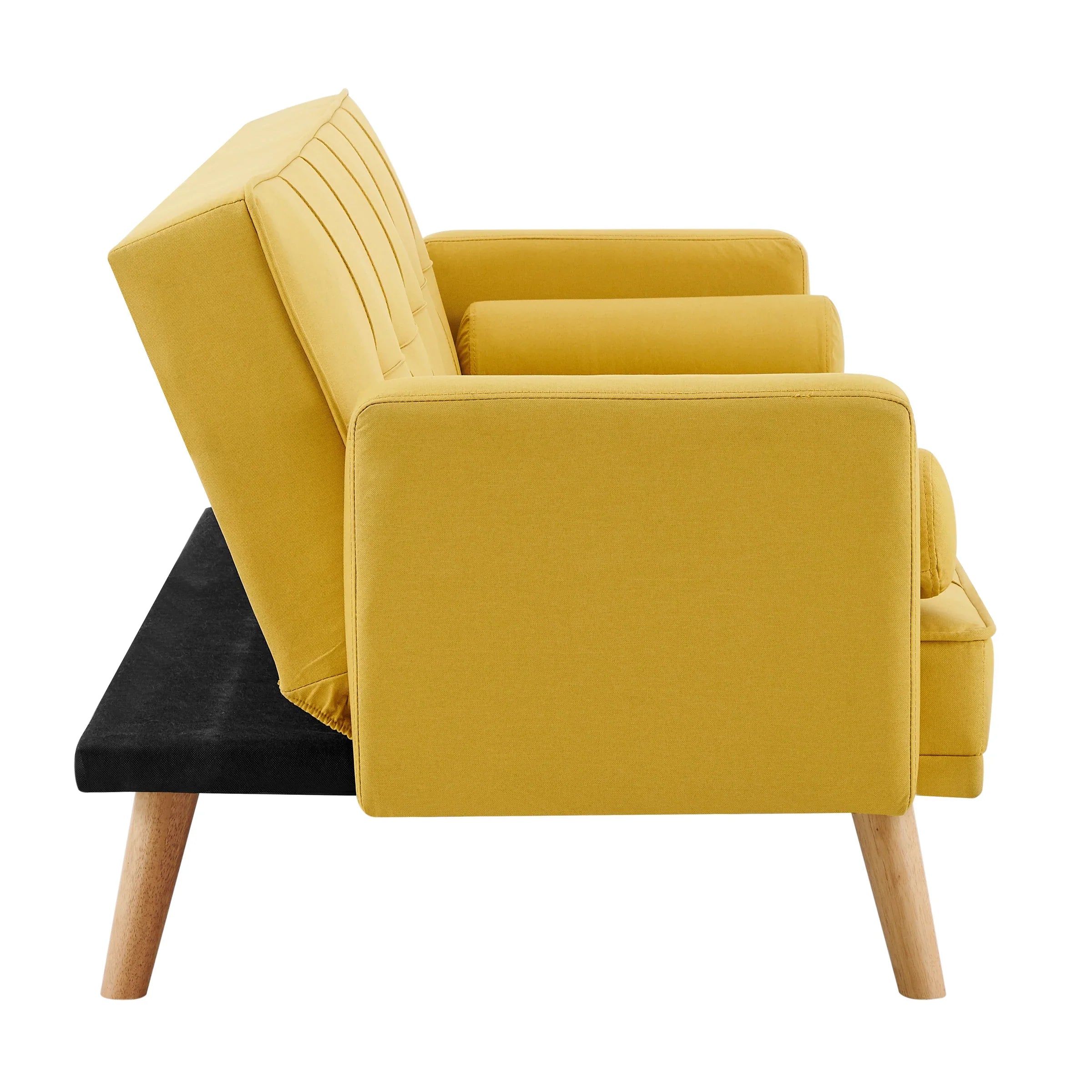 Willow Sofa Bed Yellow - 3 Seater