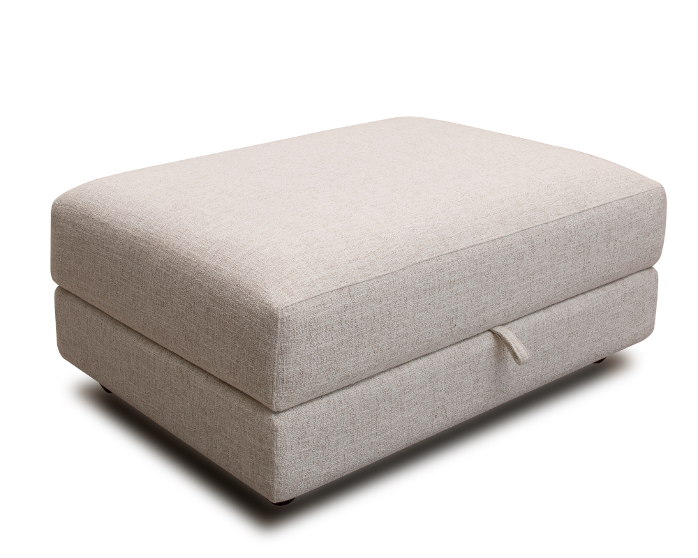 Drift Large Ottoman Footstool Cream