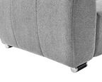 Zuma Right Hand Corner Sofa Silver