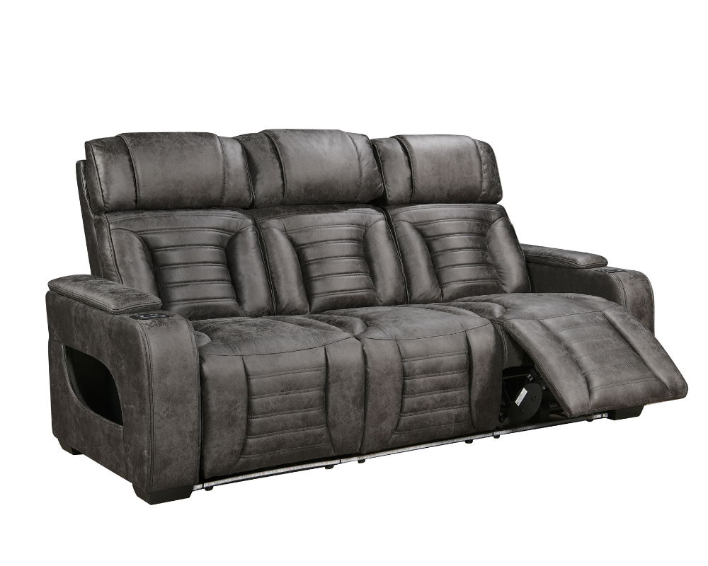 Zenith 2+3 Seater Electric Recliner with Multi LED lights and USB port and Cupholders